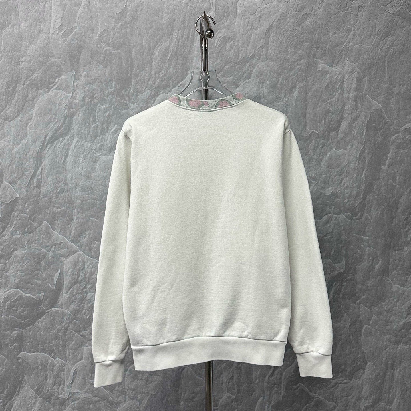 Dior Printed Collar Chest Pocket Sweatshirt — back