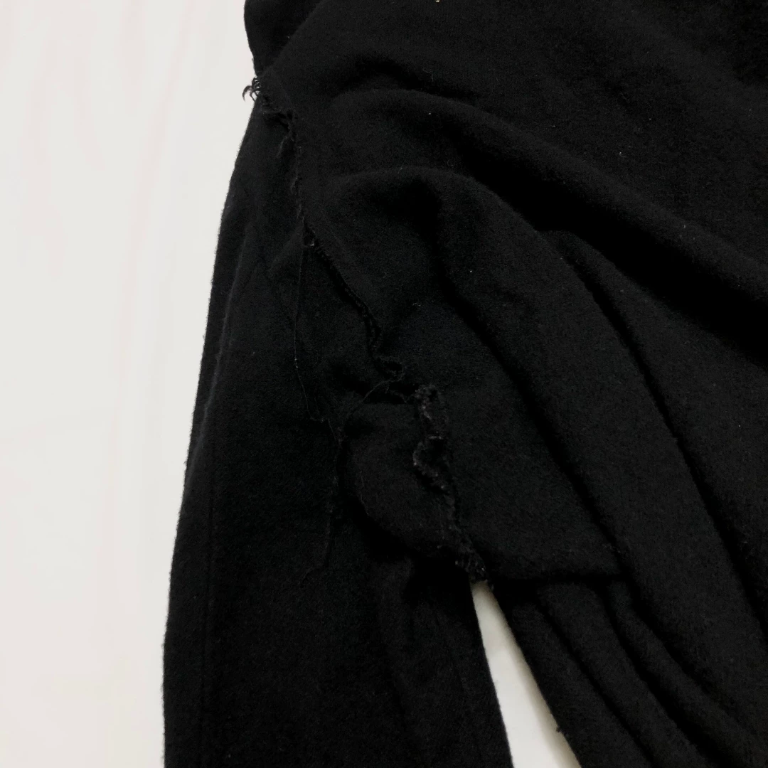 Comme des Garcons 2003SS Felted Knotted Coat — back