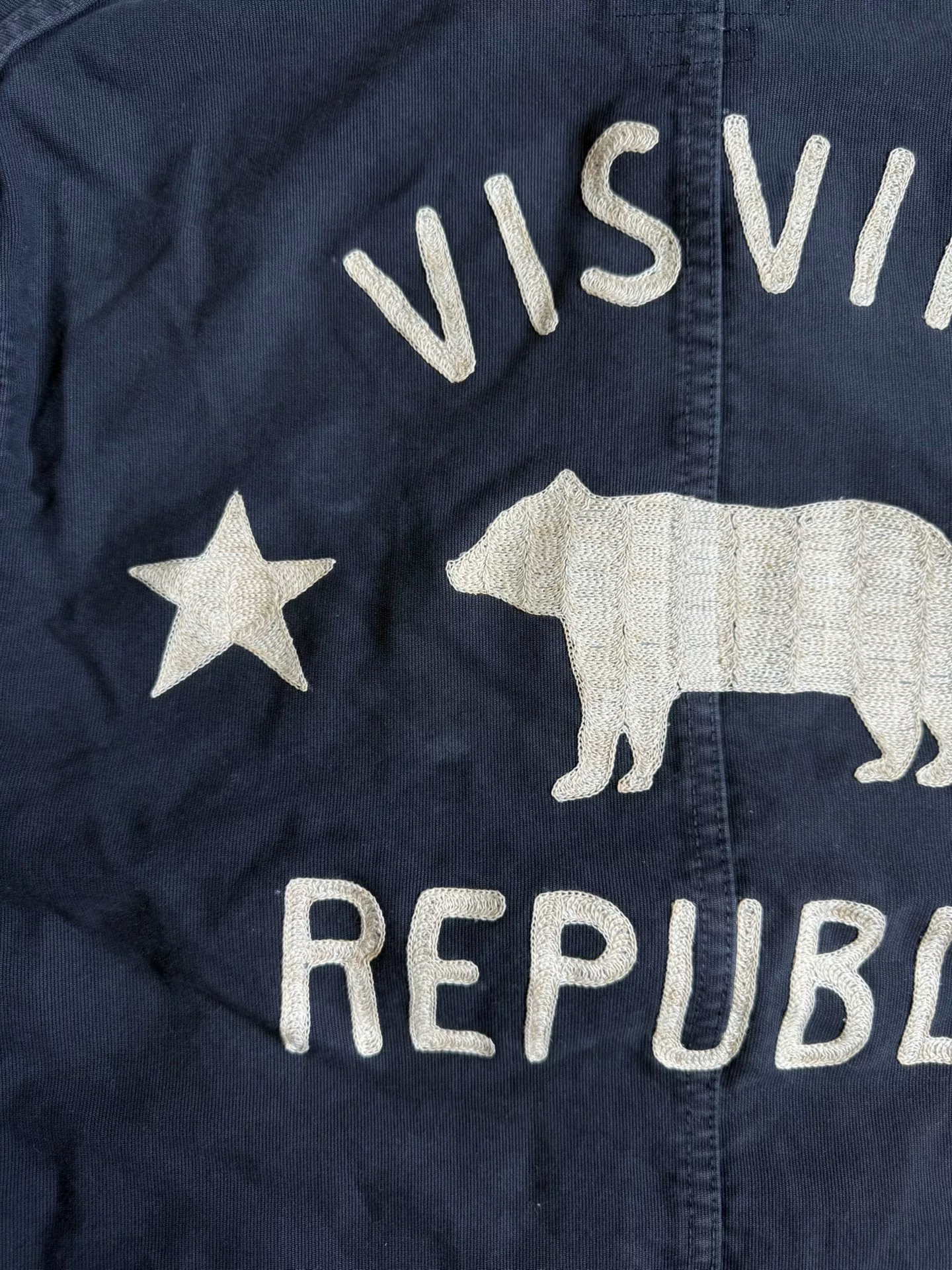 VISVIM 25AW Damaged German Corduroy Coverall — detail