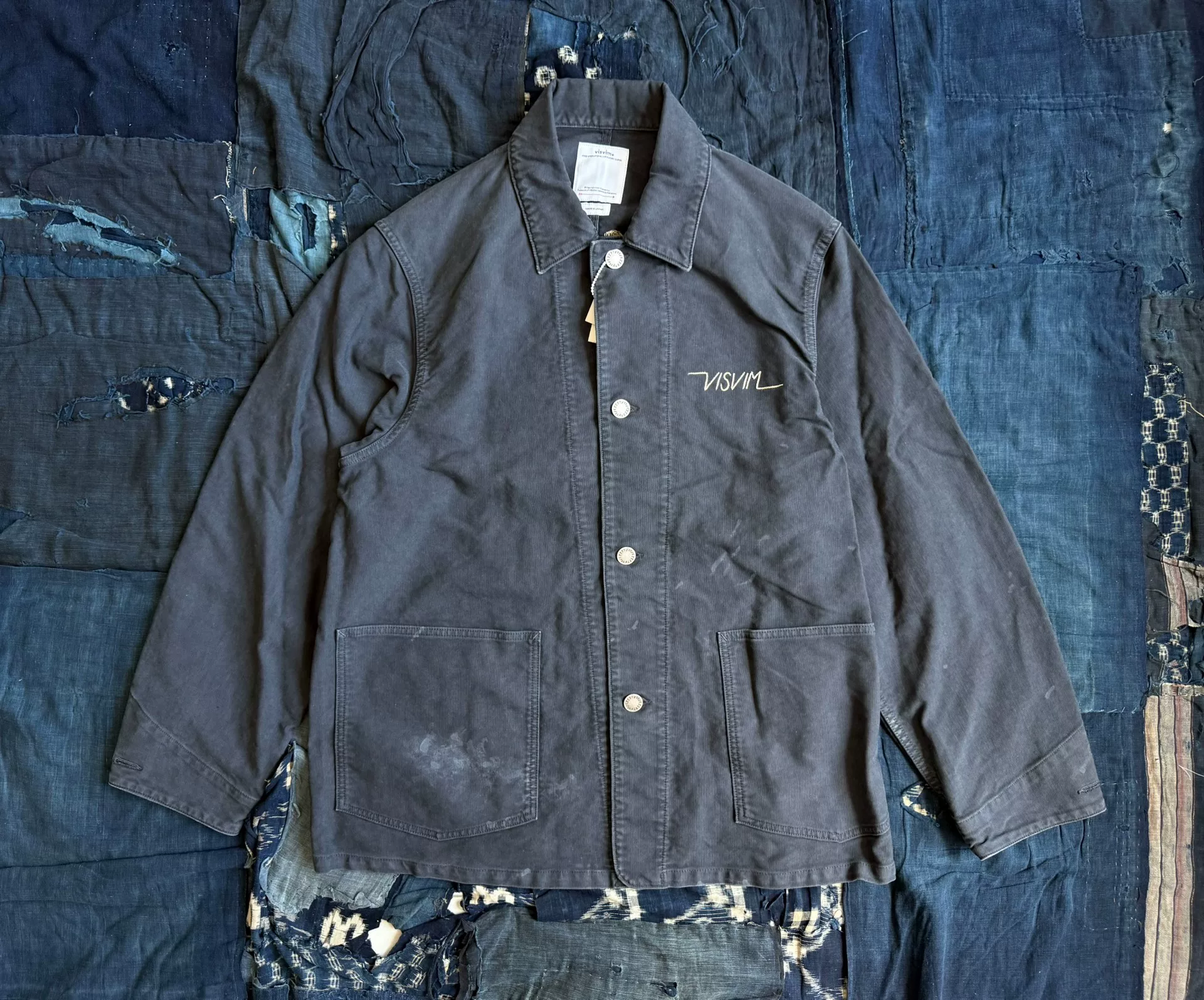 VISVIM 25AW Damaged German Corduroy Coverall — back