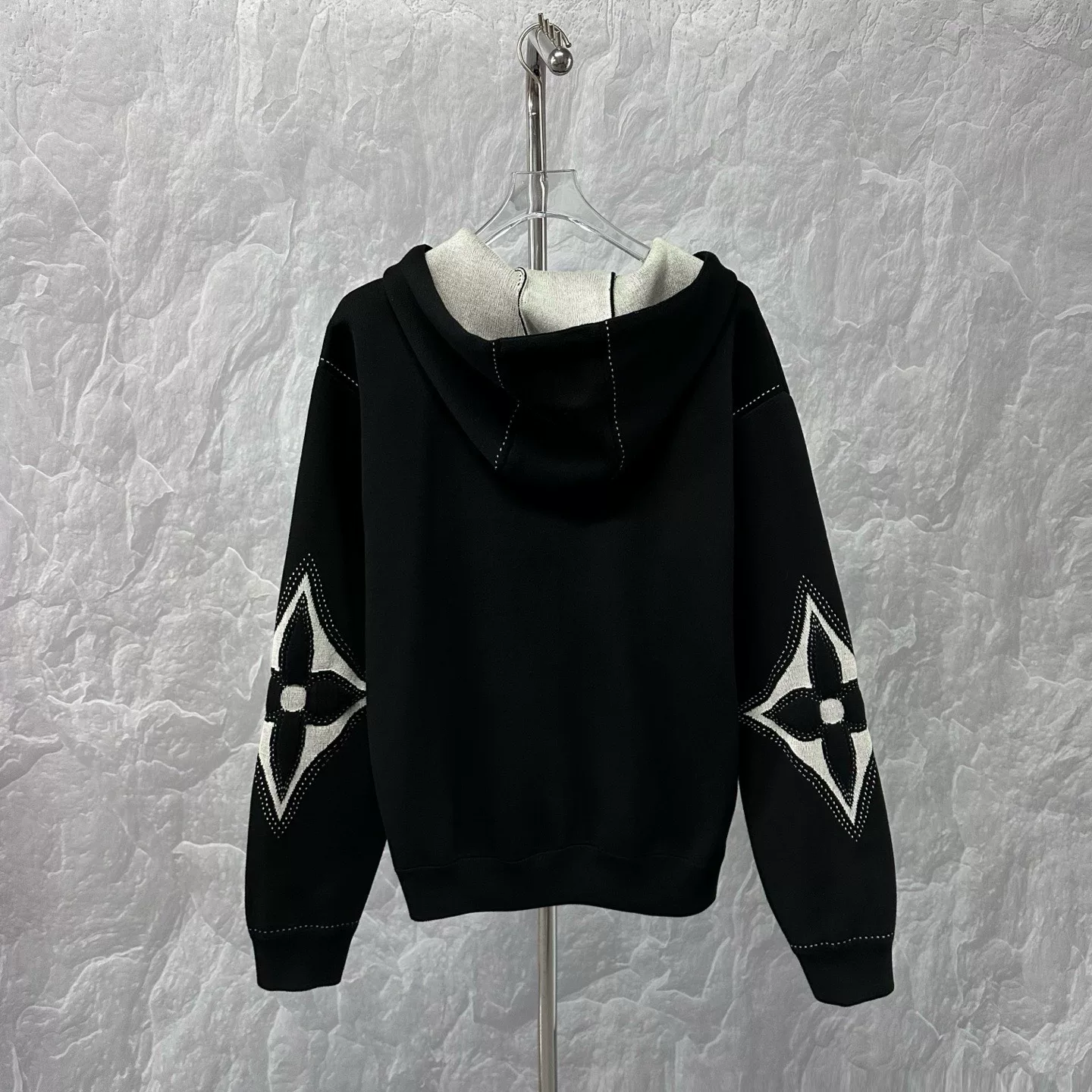 Louis Vuitton FW24 Logo Hooded Jacket — back