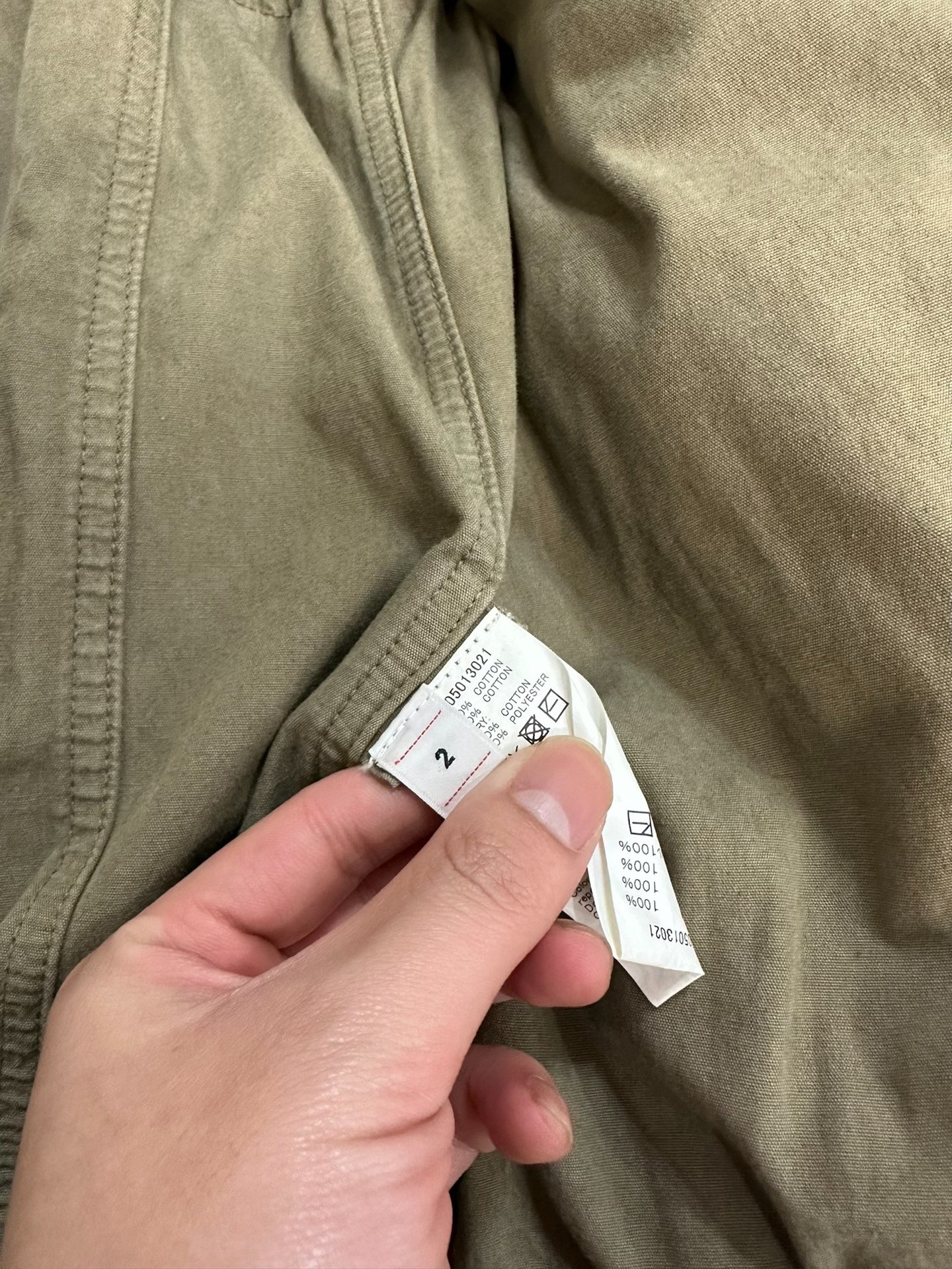 VISVIM 20SS BICKLE DMGD M65 Jacket — label