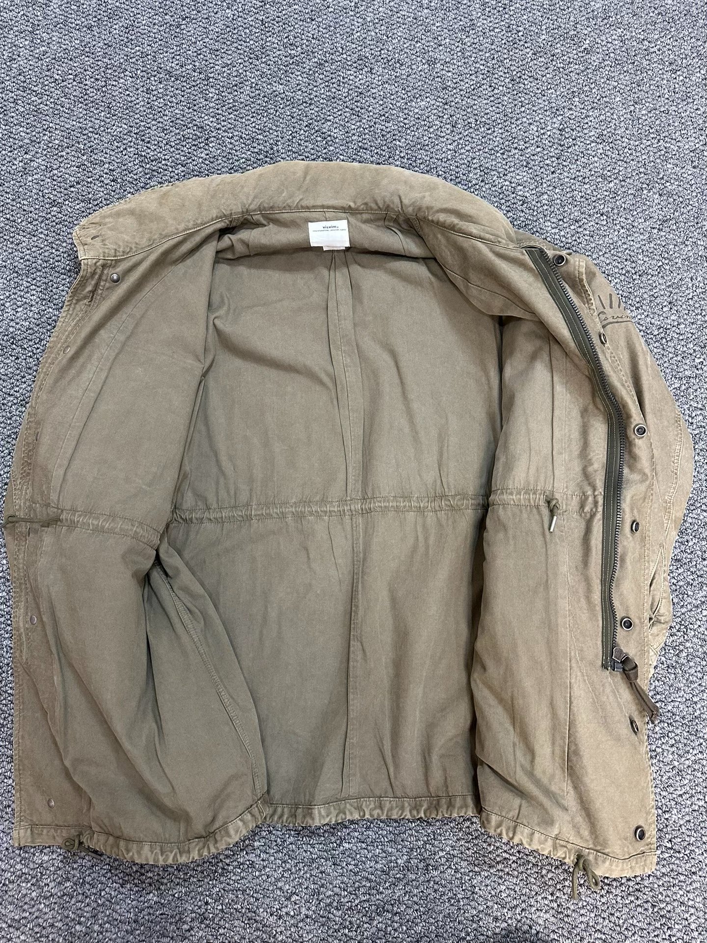 VISVIM 20SS BICKLE DMGD M65 Jacket — back