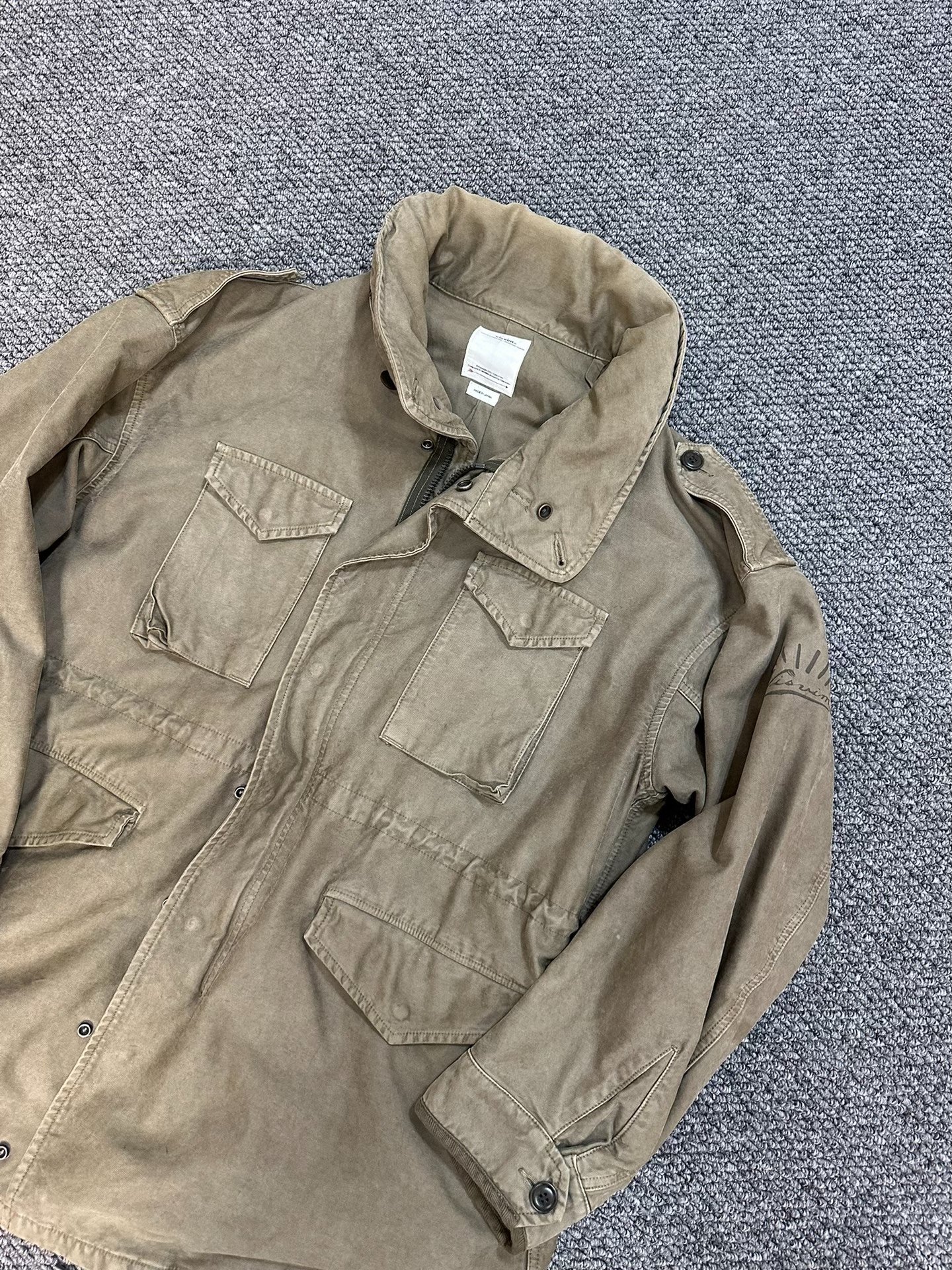 VISVIM 20SS BICKLE DMGD M65 Jacket — front