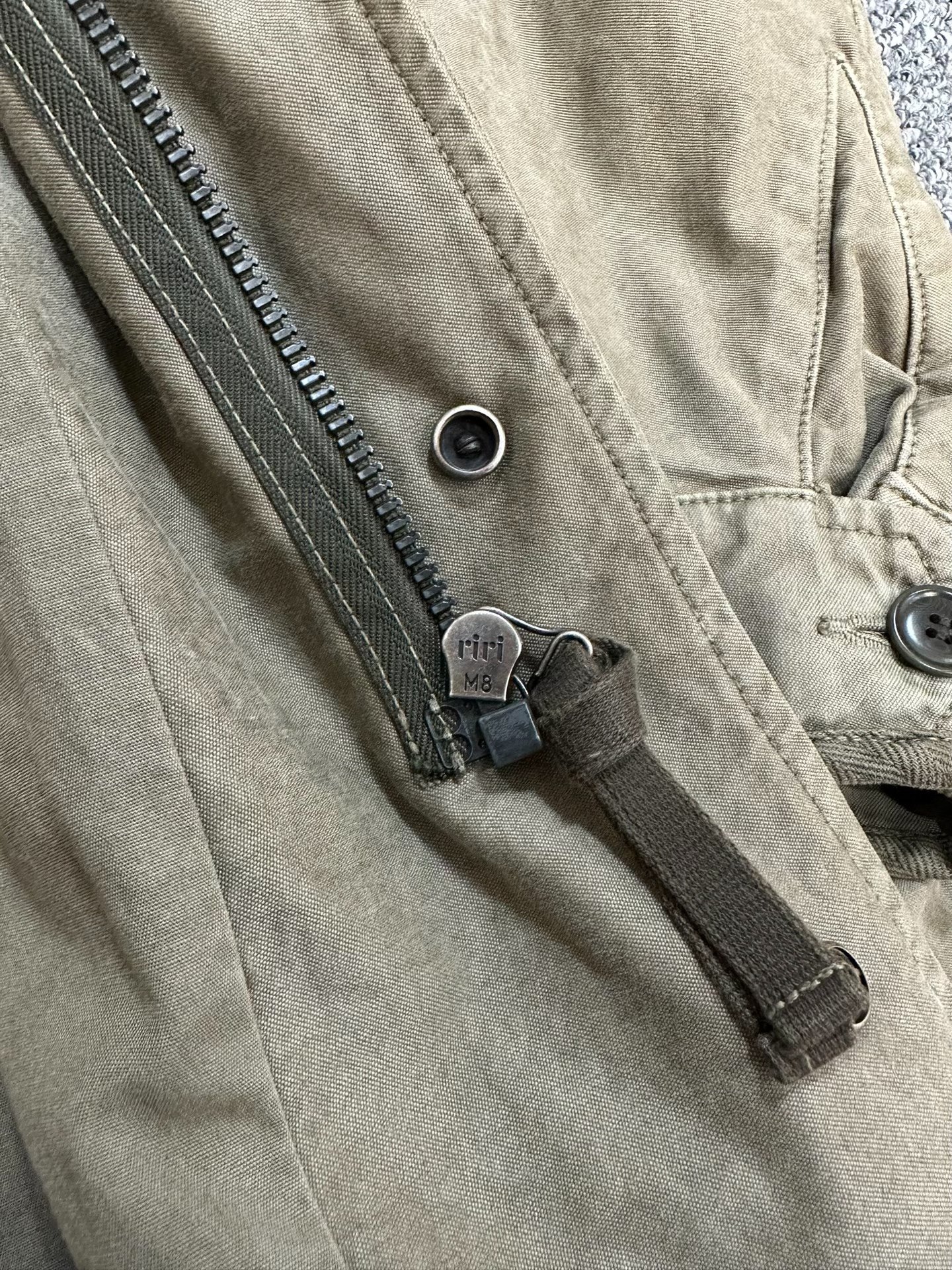 VISVIM 20SS BICKLE DMGD M65 Jacket — detail