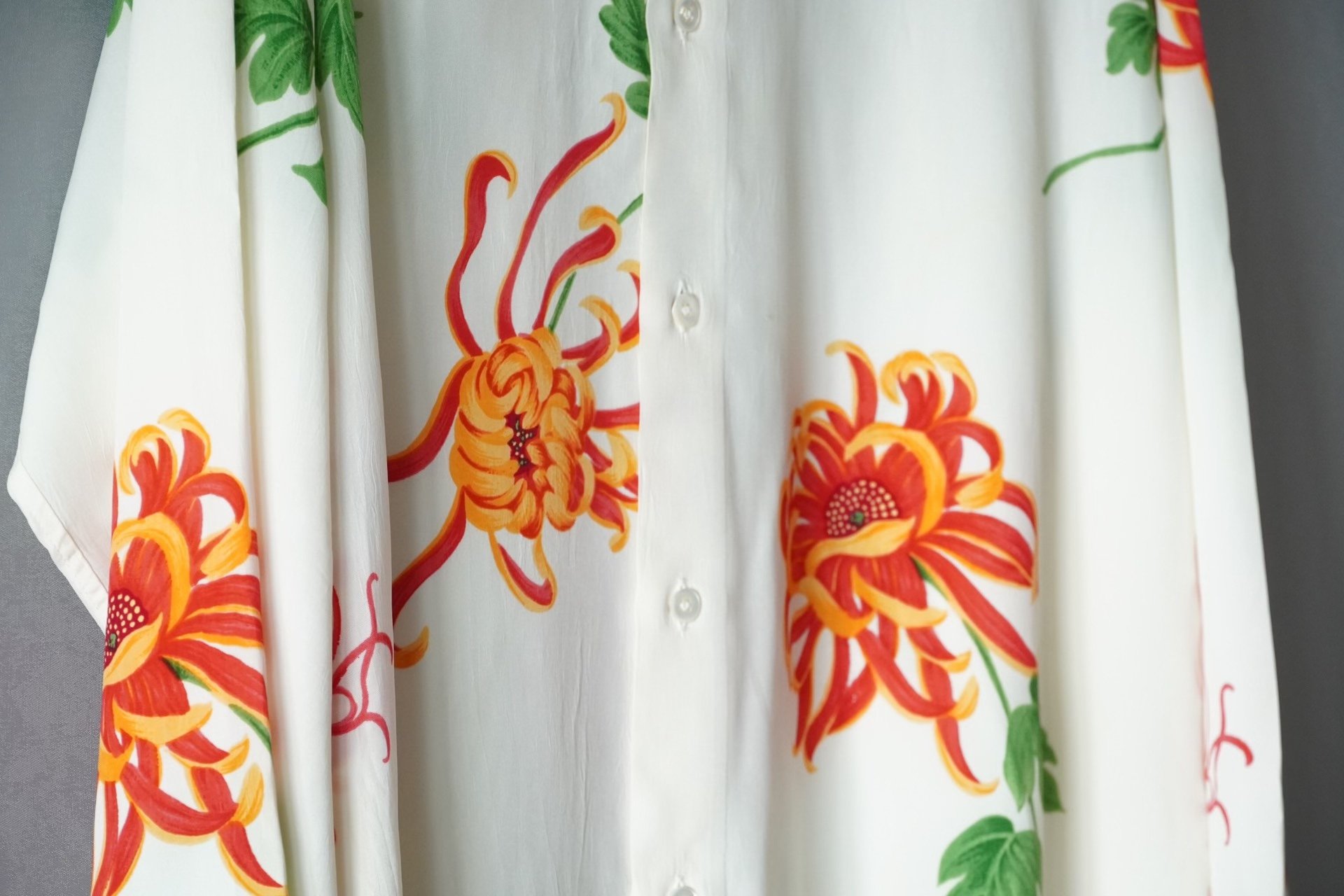 Yohji Yamamoto 96SS Floral Shirt — label
