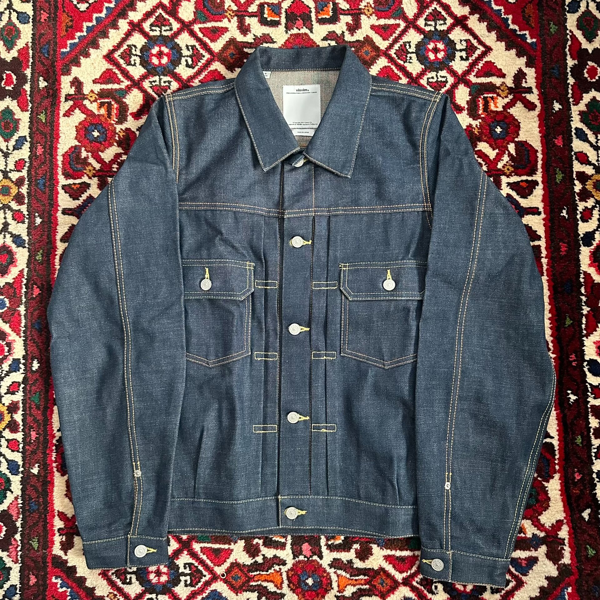 visvim 17AW 101 JUMBO JKT Denim Jacket — front
