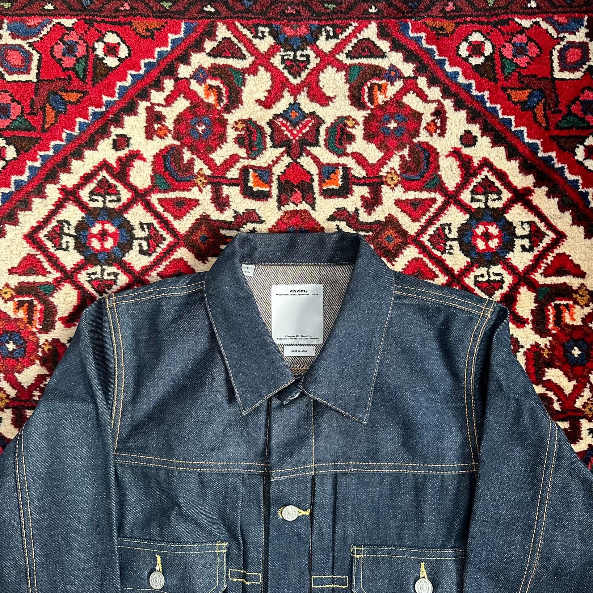 visvim 17AW 101 JUMBO JKT Denim Jacket — back