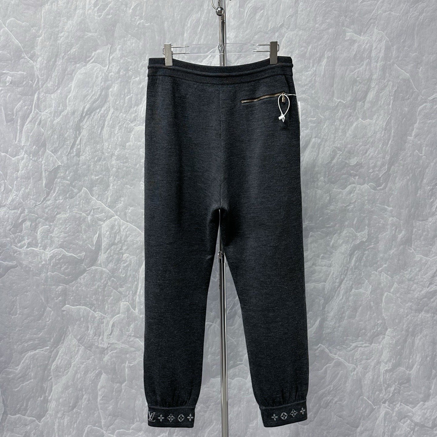 Louis Vuitton SS25 Wool Knit Jogger Pants XL — back