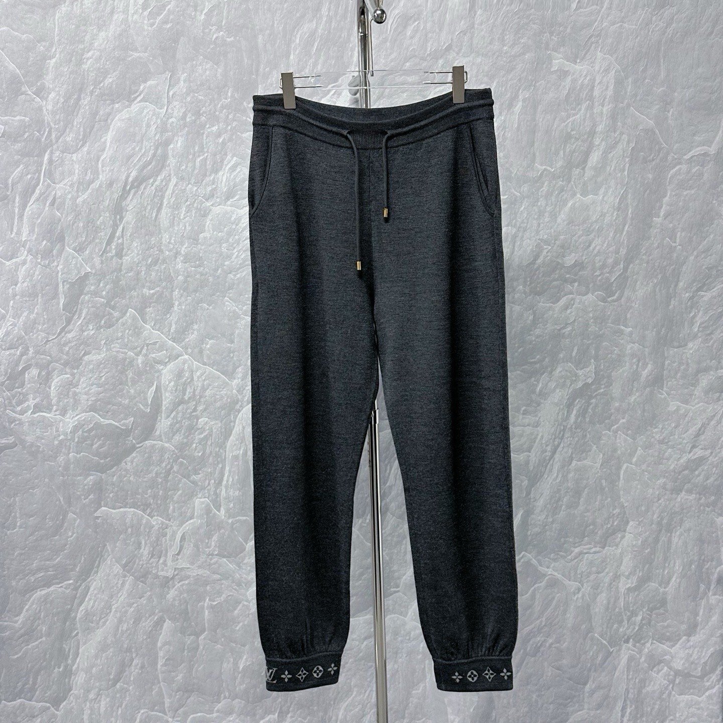 Louis Vuitton SS25 Wool Knit Jogger Pants XL