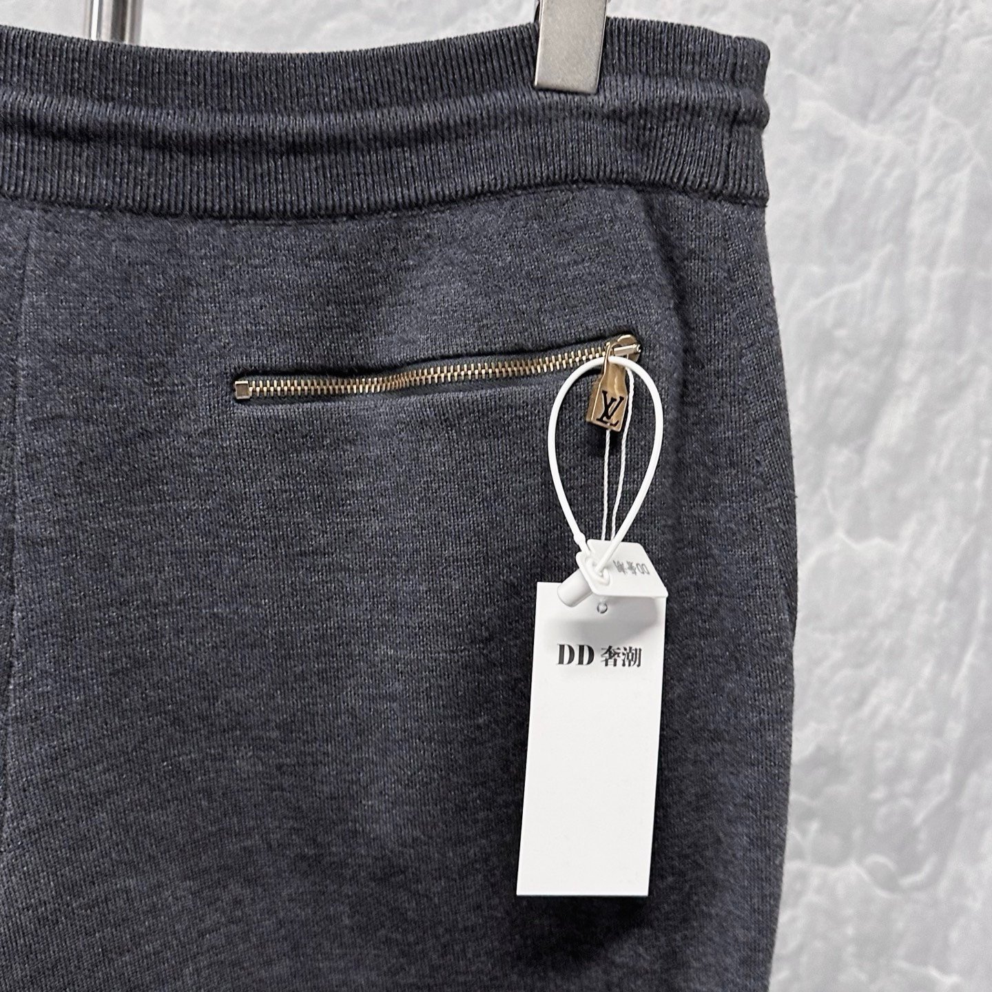 Louis Vuitton SS25 Wool Knit Jogger Pants XL — detail