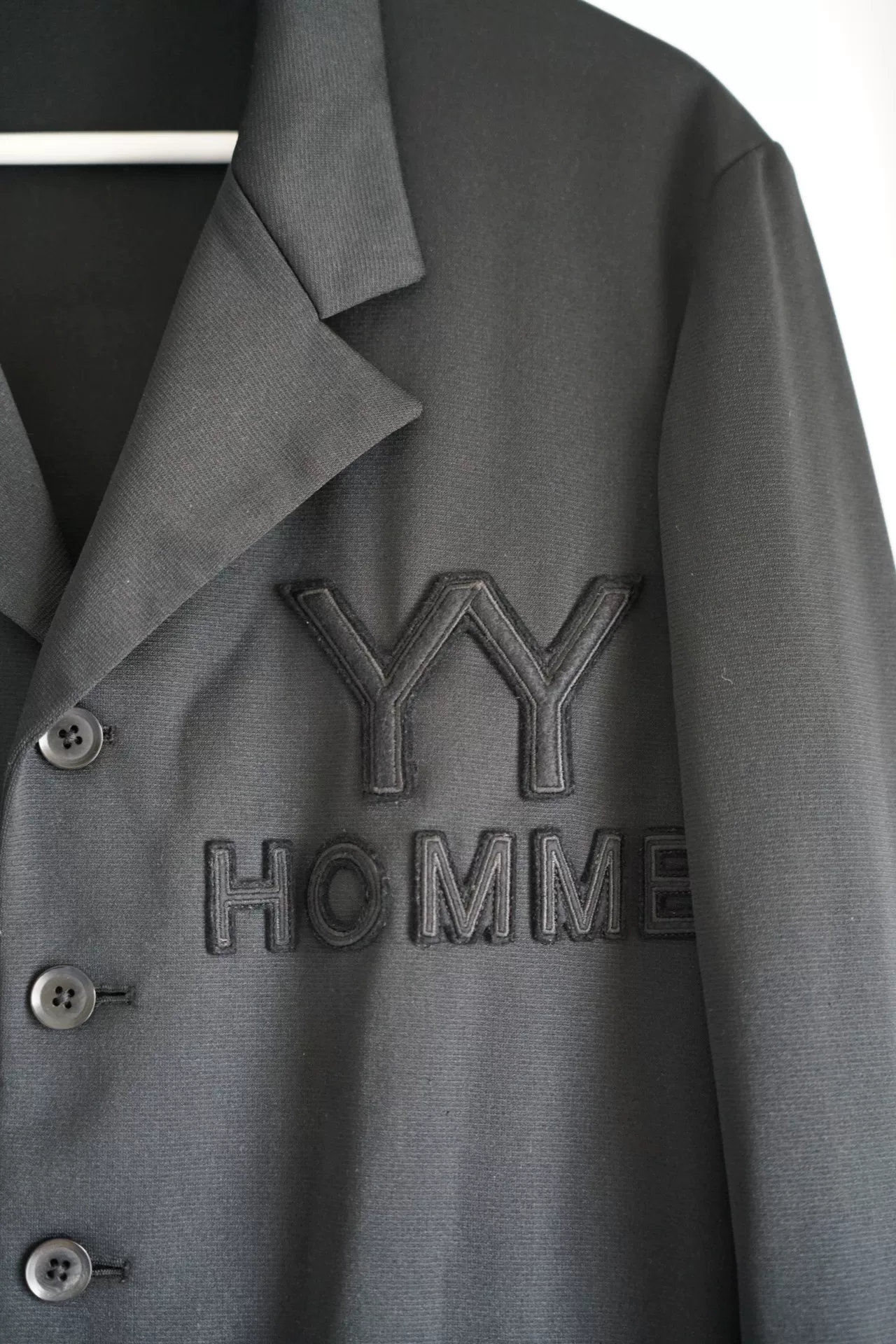 Yohji Yamamoto 03SS Digital Embroidery Blazer — detail