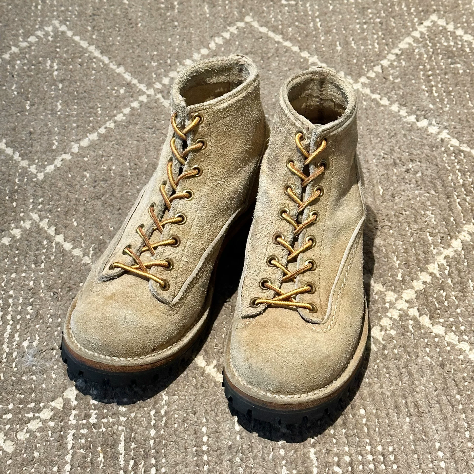 Wesco 6.5d Burlap Jobmaster Boots — back