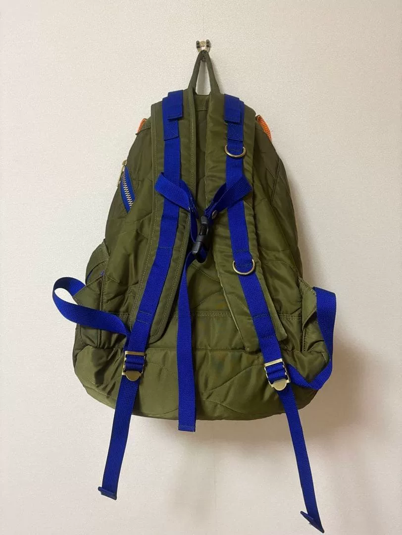 sacai x Porter Collaboration Backpack — back