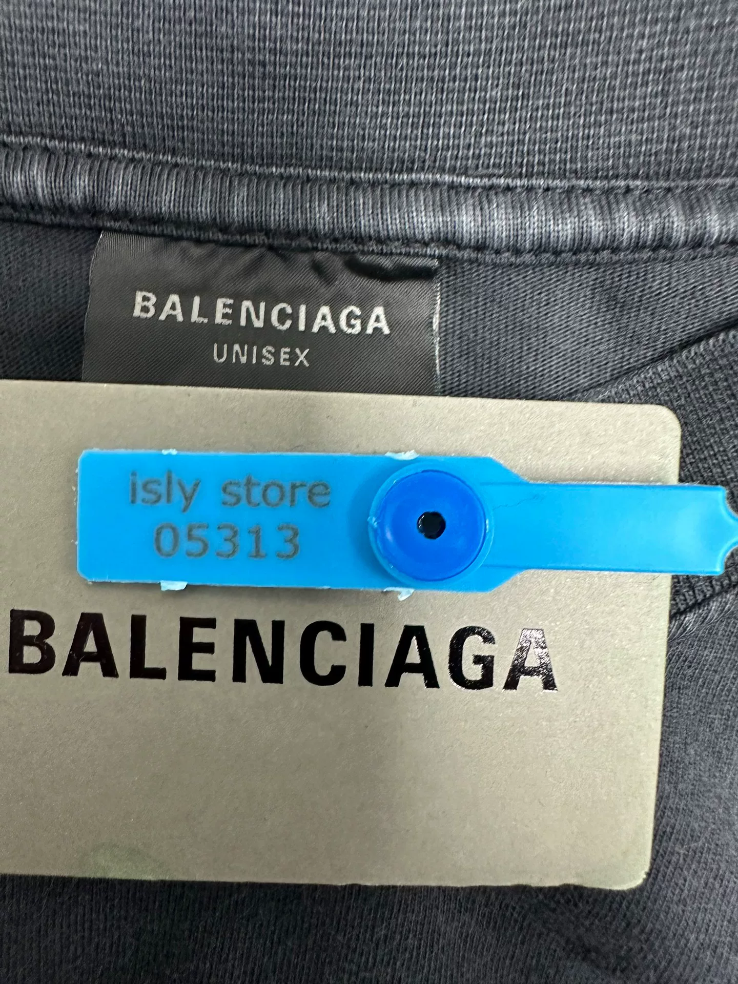 Balenciaga Graffiti Letter Back T-Shirt — back