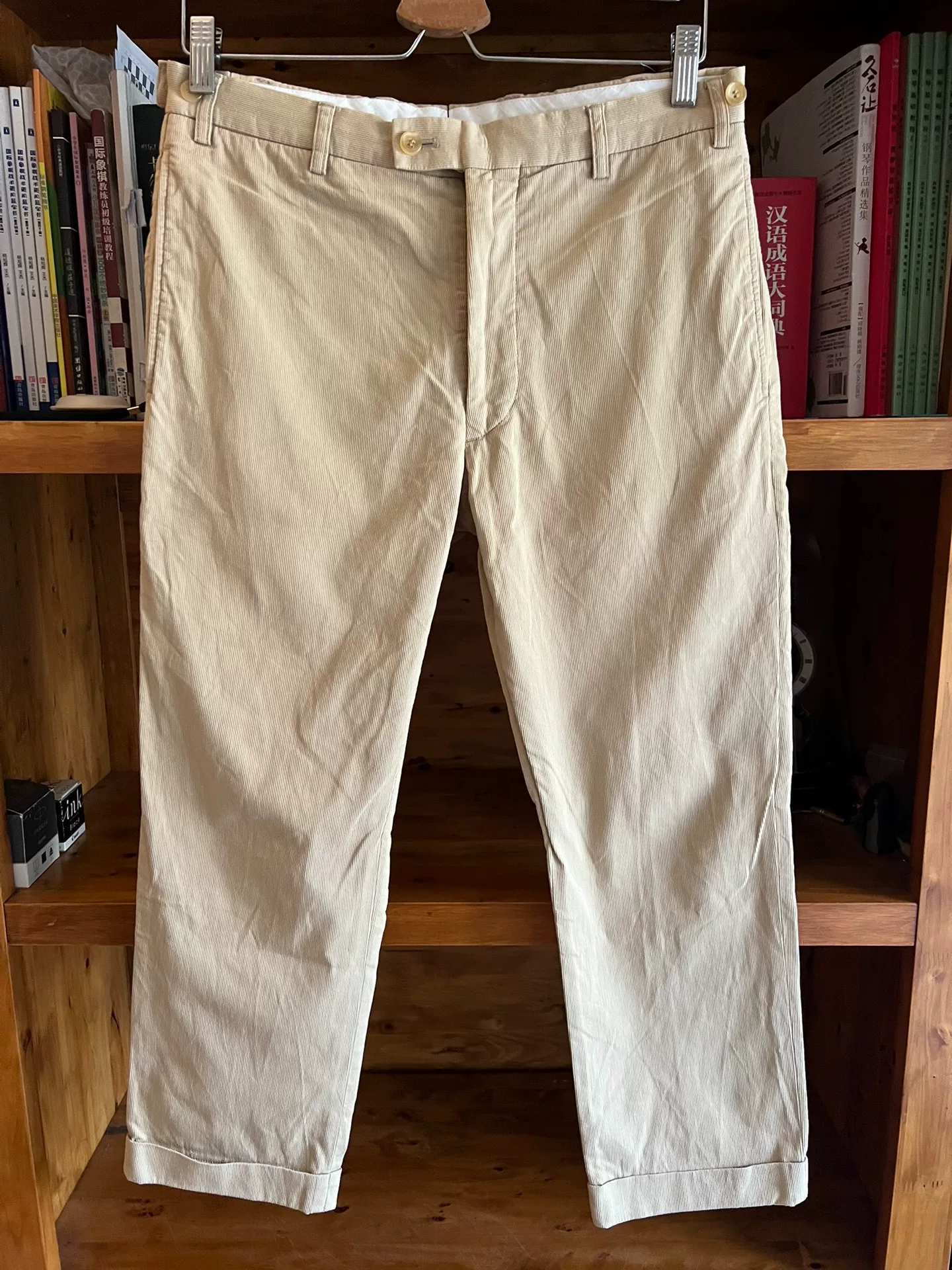 visvim Khaki Straight-Leg Cropped Pants