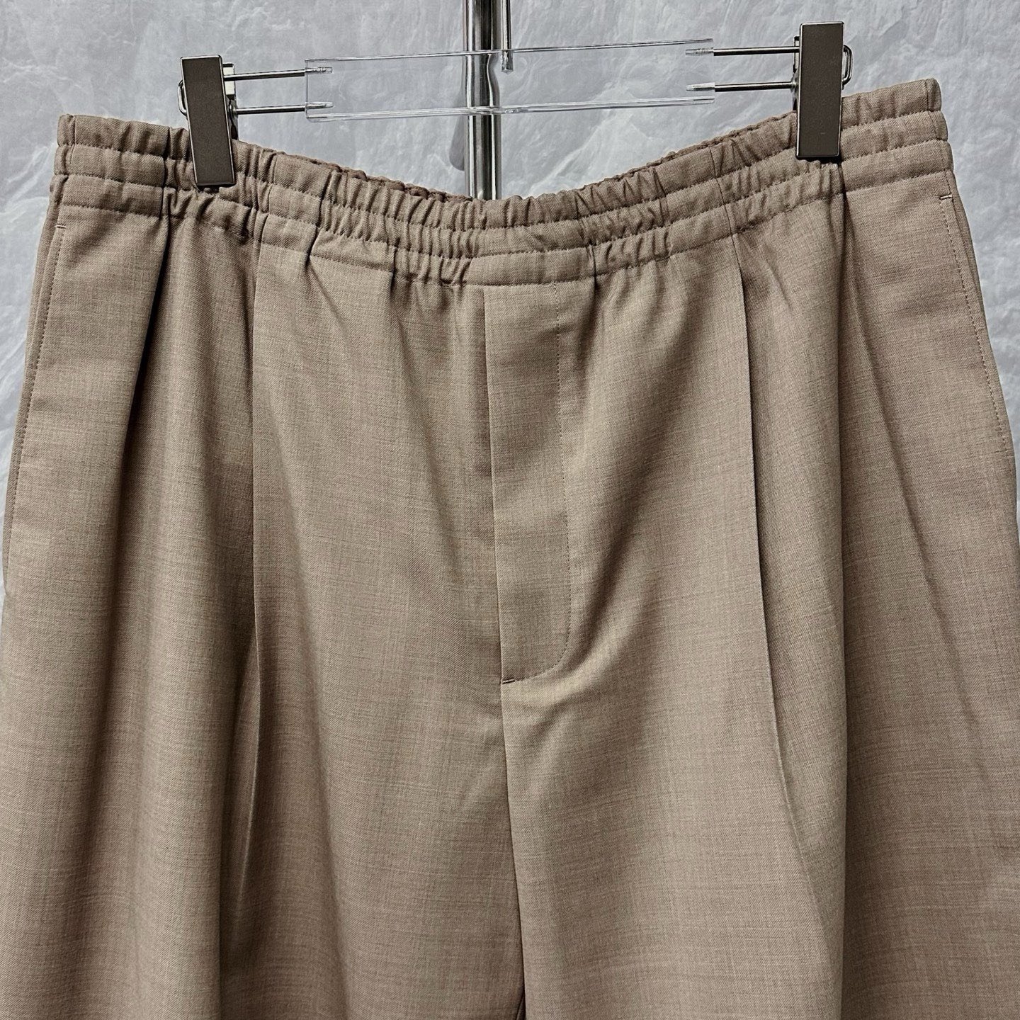 Louis Vuitton FW25 Embossed Wool Pants — front