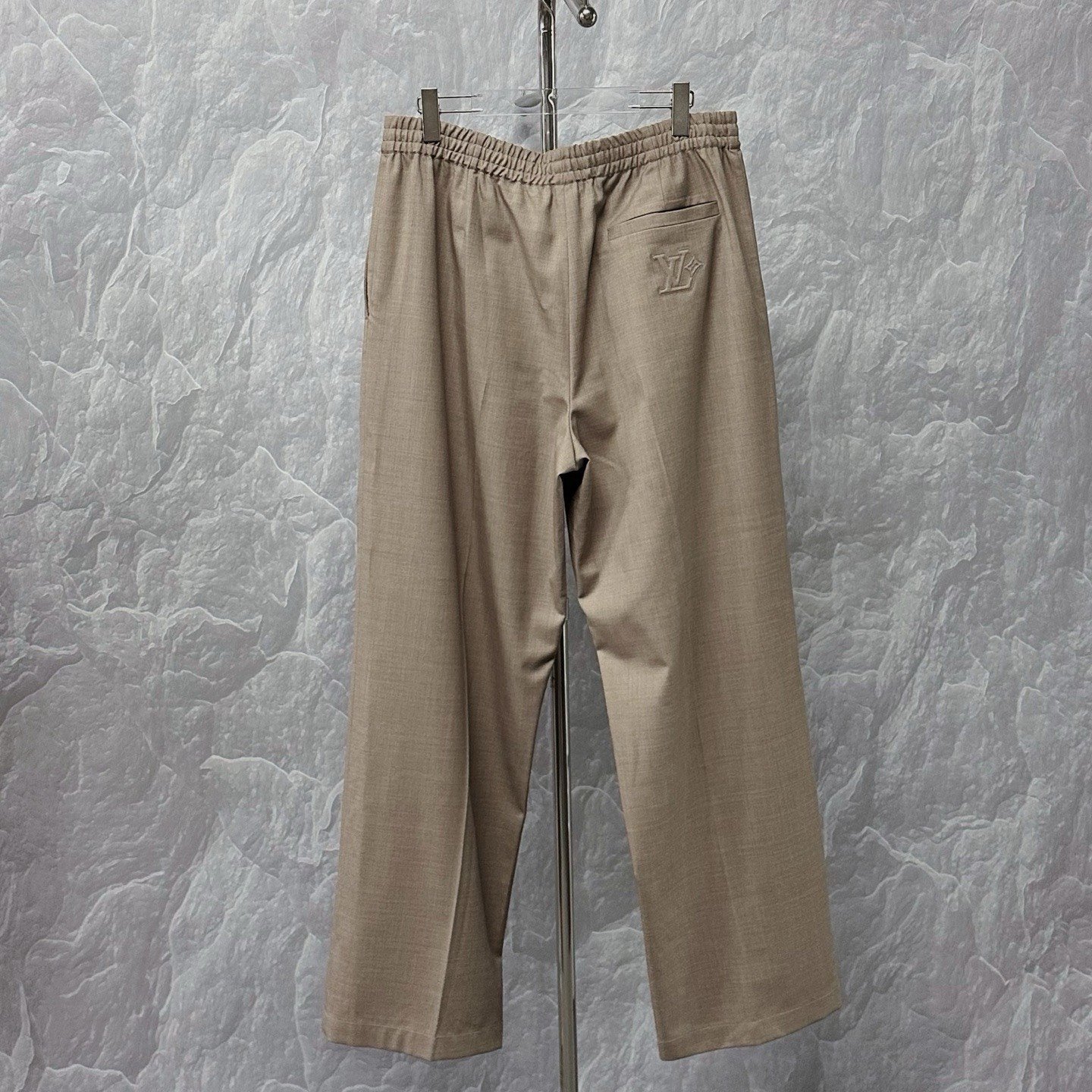 Louis Vuitton FW25 Embossed Wool Pants — back