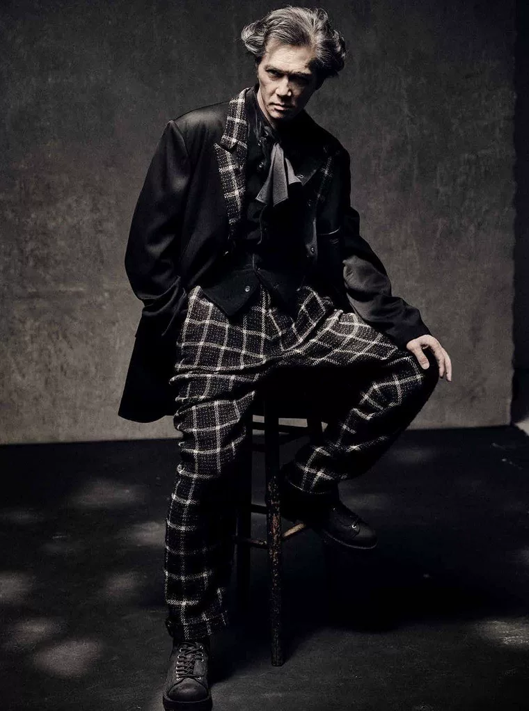 Yohji Yamamoto 22AW Detachable Collar Suit — front