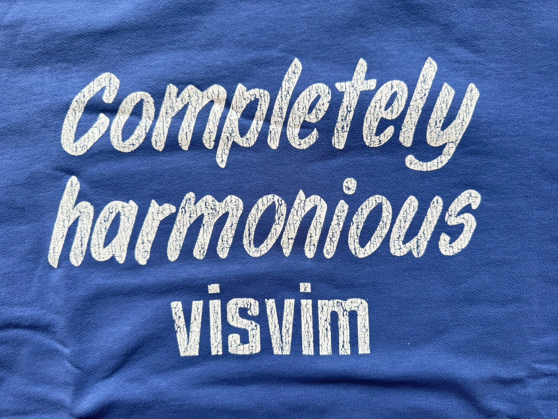 Visvim 26SS Limited Distressed Long Sleeve Tee — detail