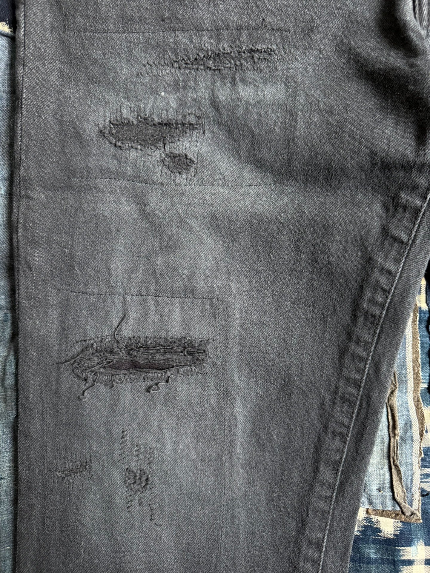 Visvim 24AW Social Sculpture Black Jeans — back