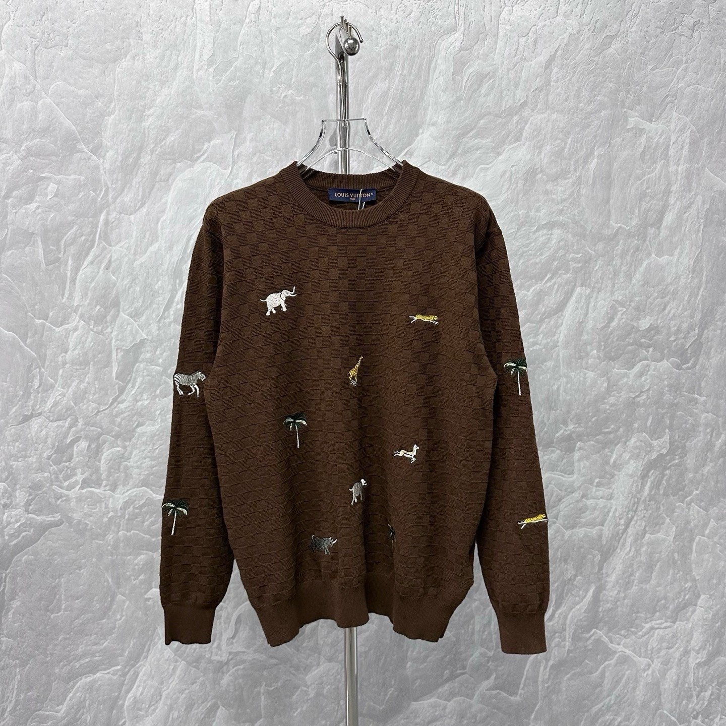 Louis Vuitton The Darjeeling Animal Embroidery Sweater