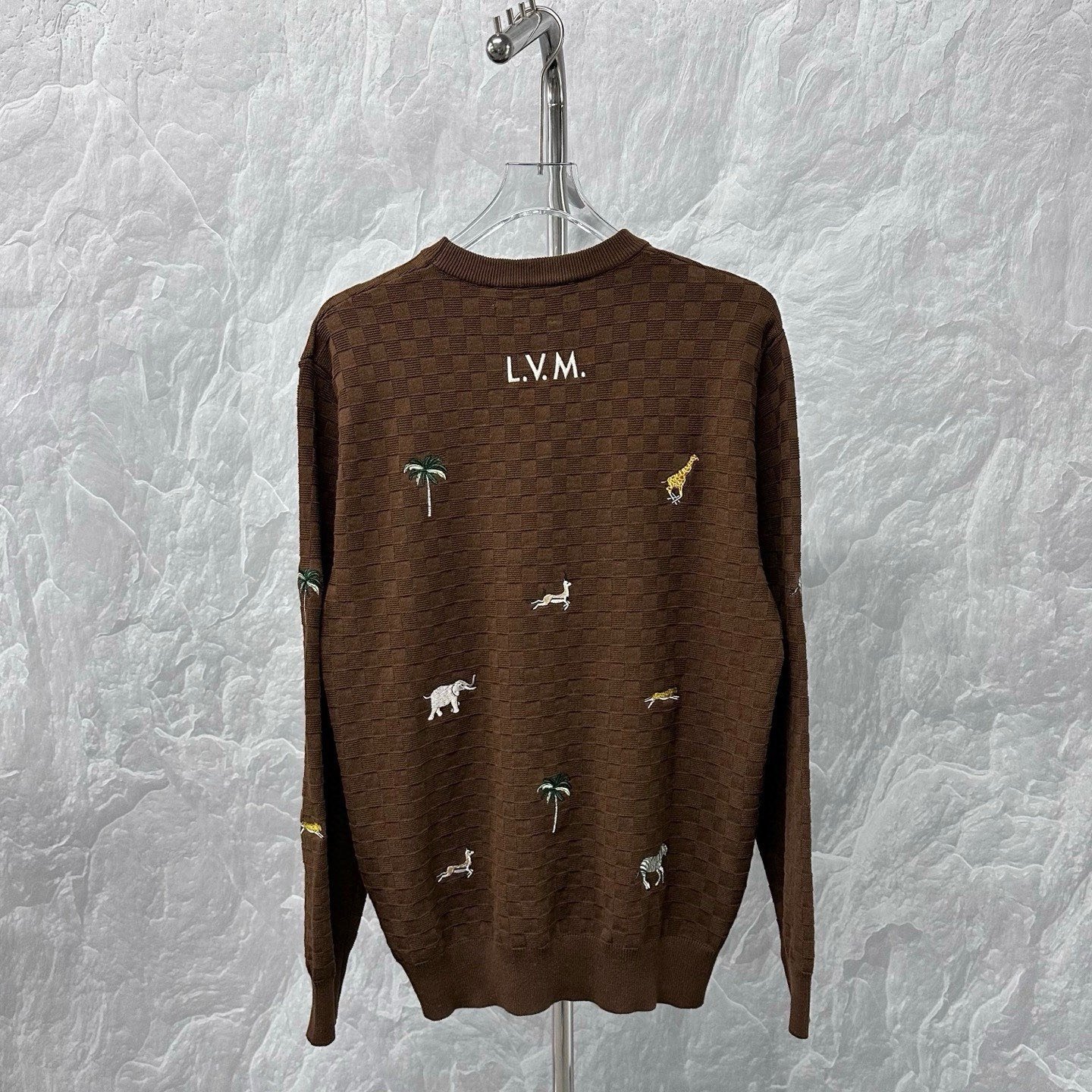 Louis Vuitton The Darjeeling Animal Embroidery Sweater — back