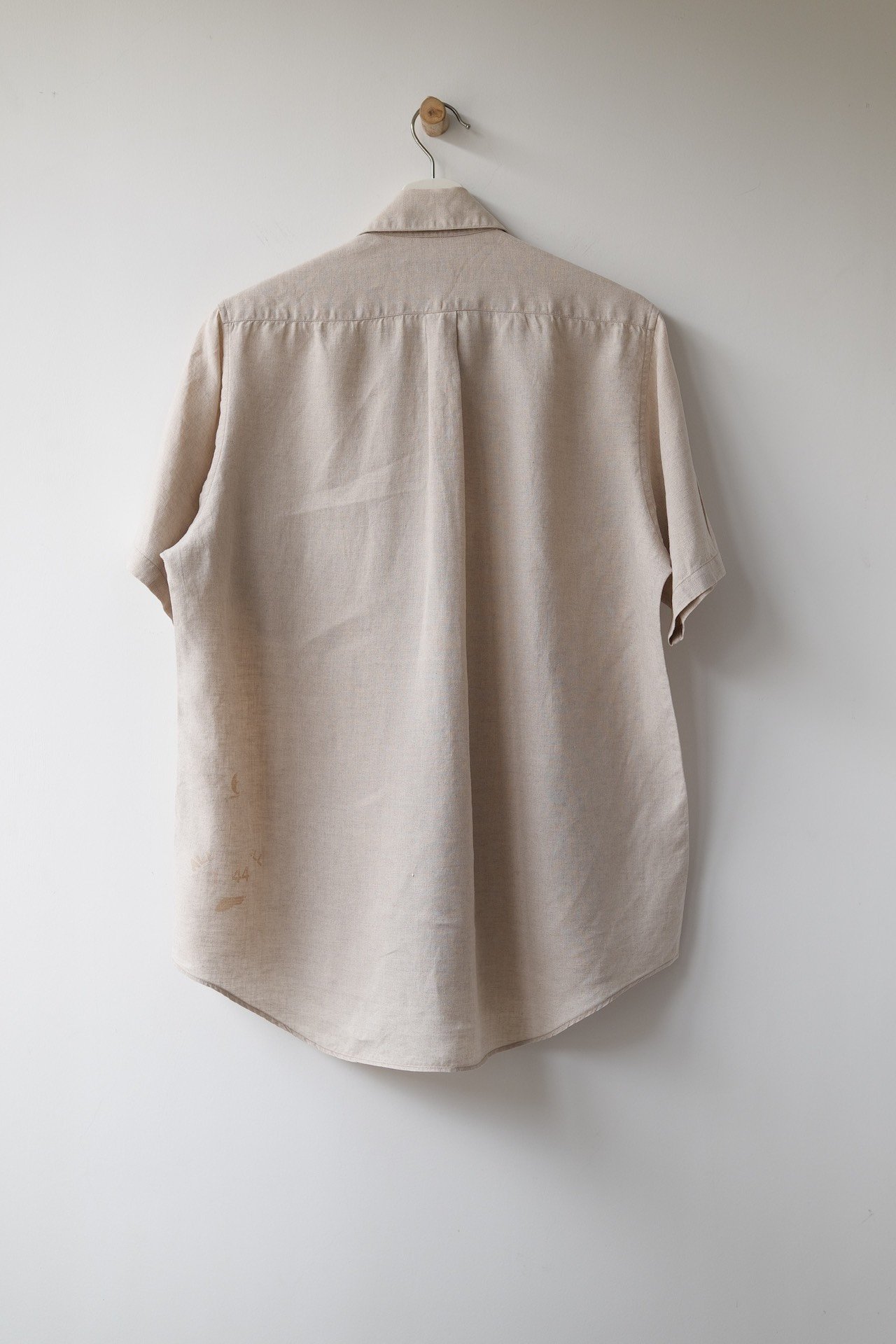 Yohji Yamamoto Y's Men's Linen Short-Sleeve Shirt — back
