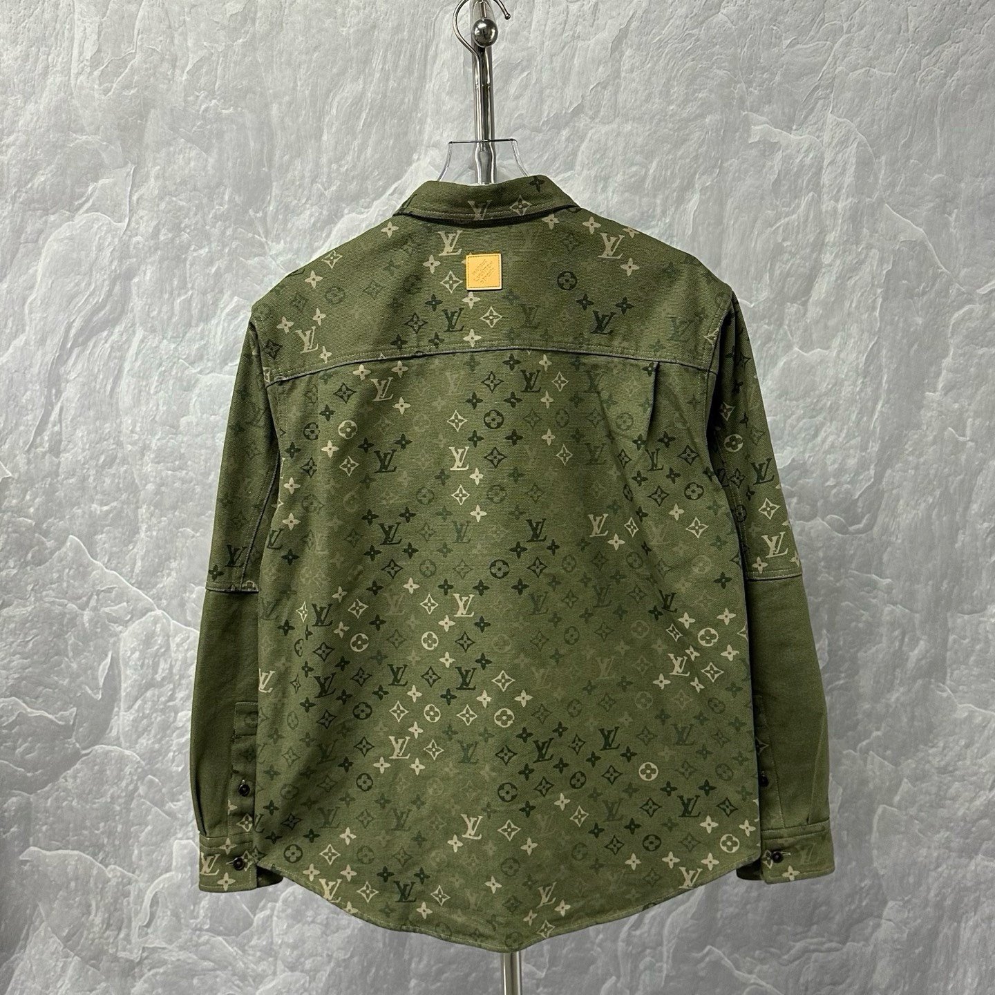 Louis Vuitton SS26 Gradient Logo Denim Jacket — back