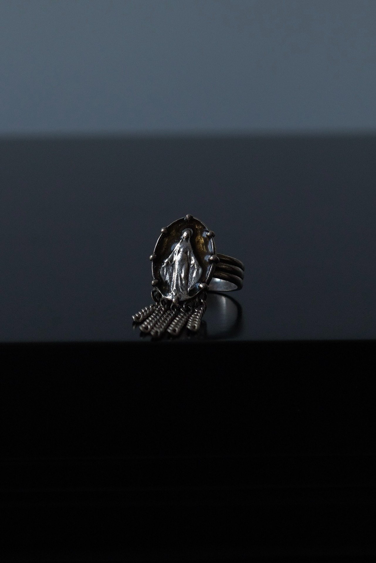 Jean Paul Gaultier Archive Silver Ring — back