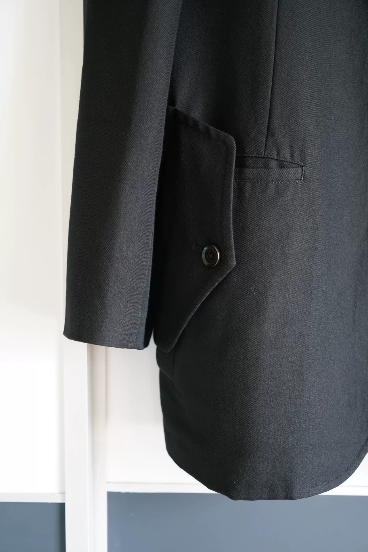 Yohji Yamamoto 09AW Layered Pocket Blazer — detail