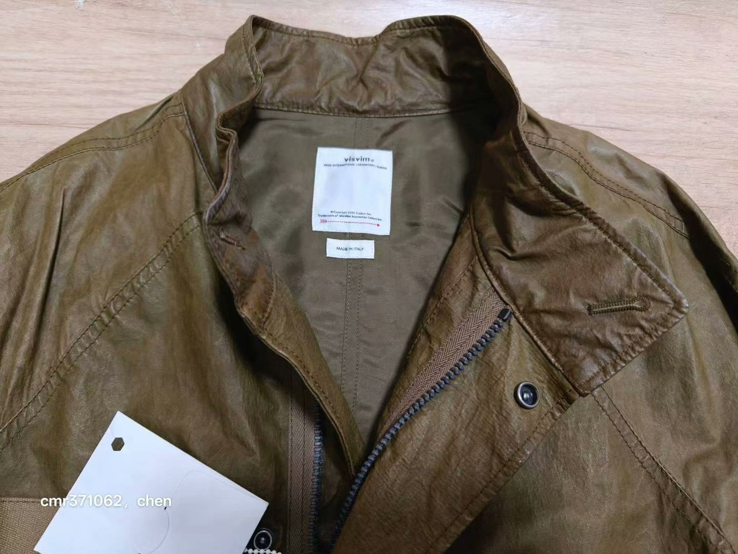 VISVIM 20SS Six-Five Fishtail Coat — detail