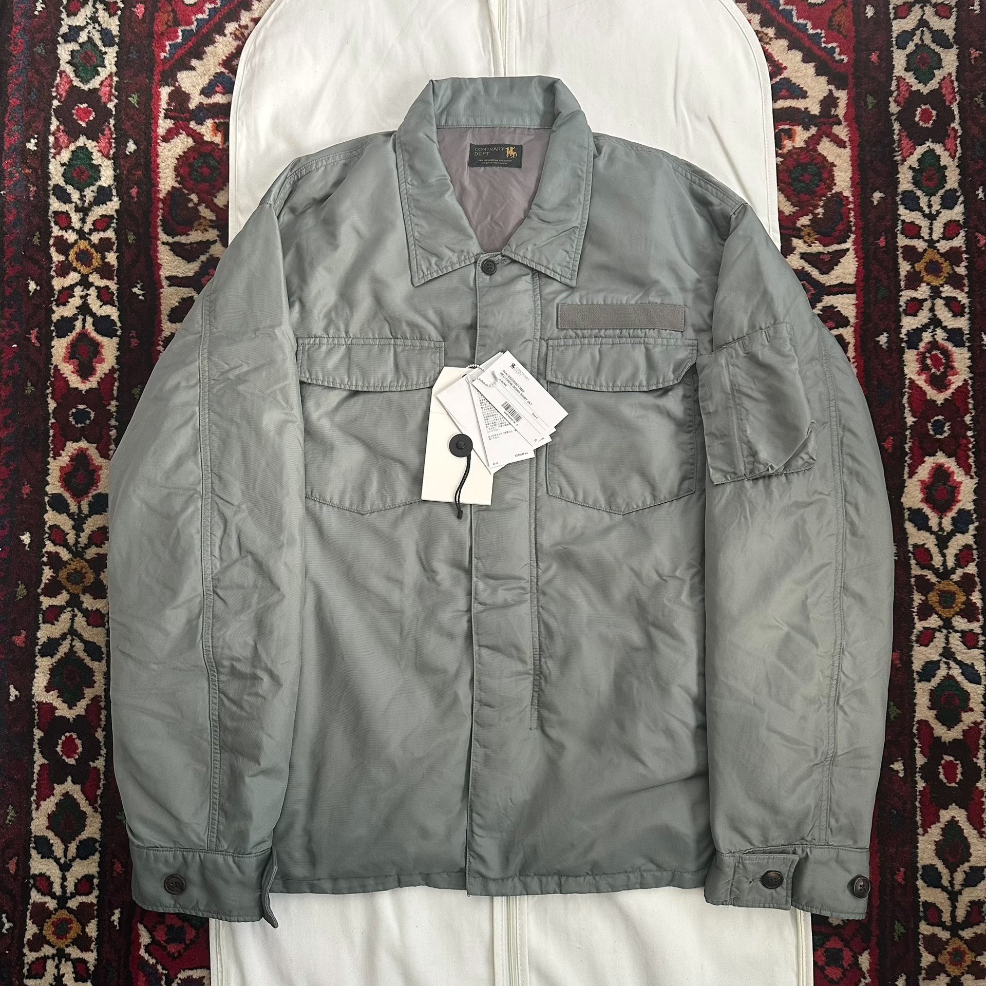 VISVIM 23AW HELI CREW DOWN SHIRT