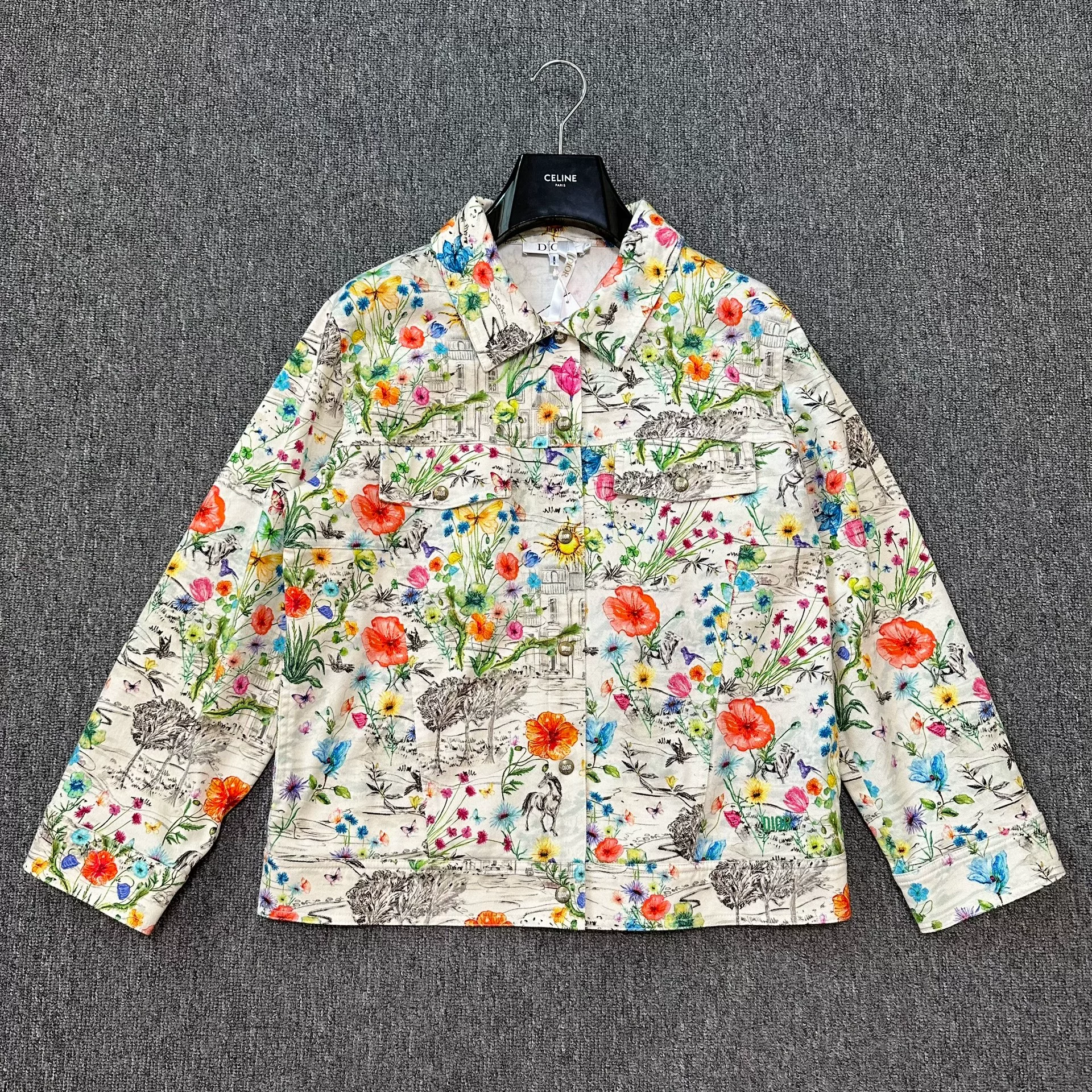 Dior Floral Garden Print Jacket