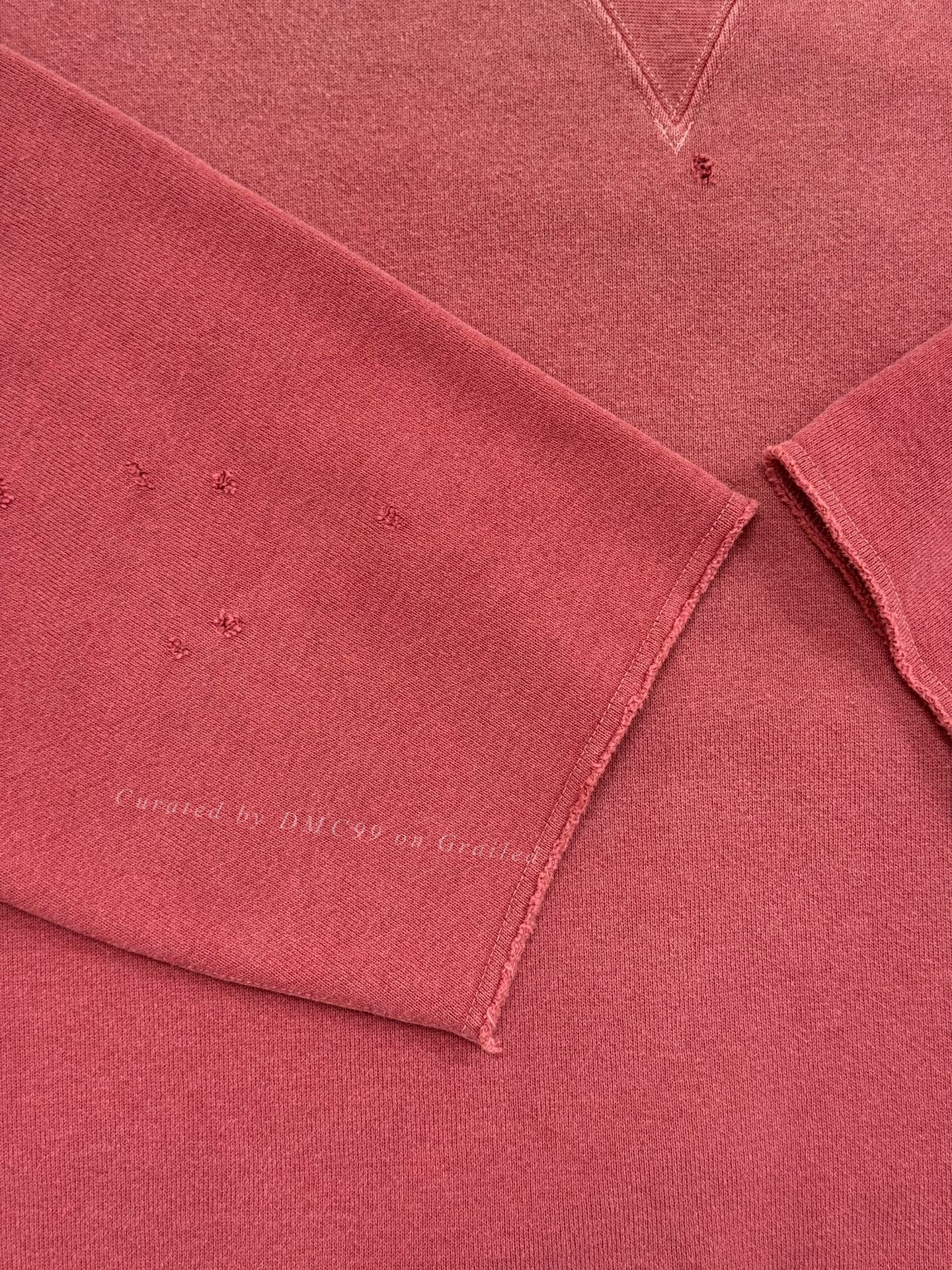 visvim 21AW JUMBO SWEAT CRASH — detail