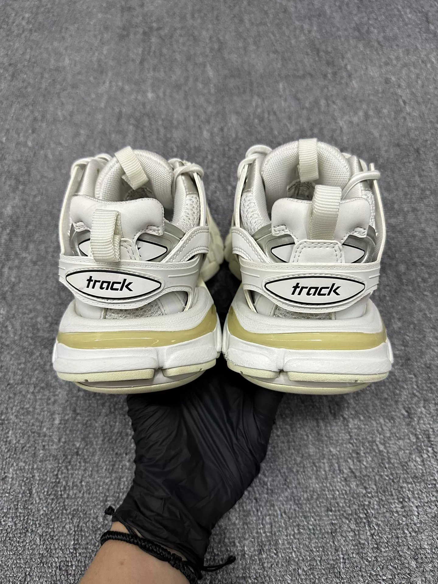 Balenciaga Track Dad Sneakers — label