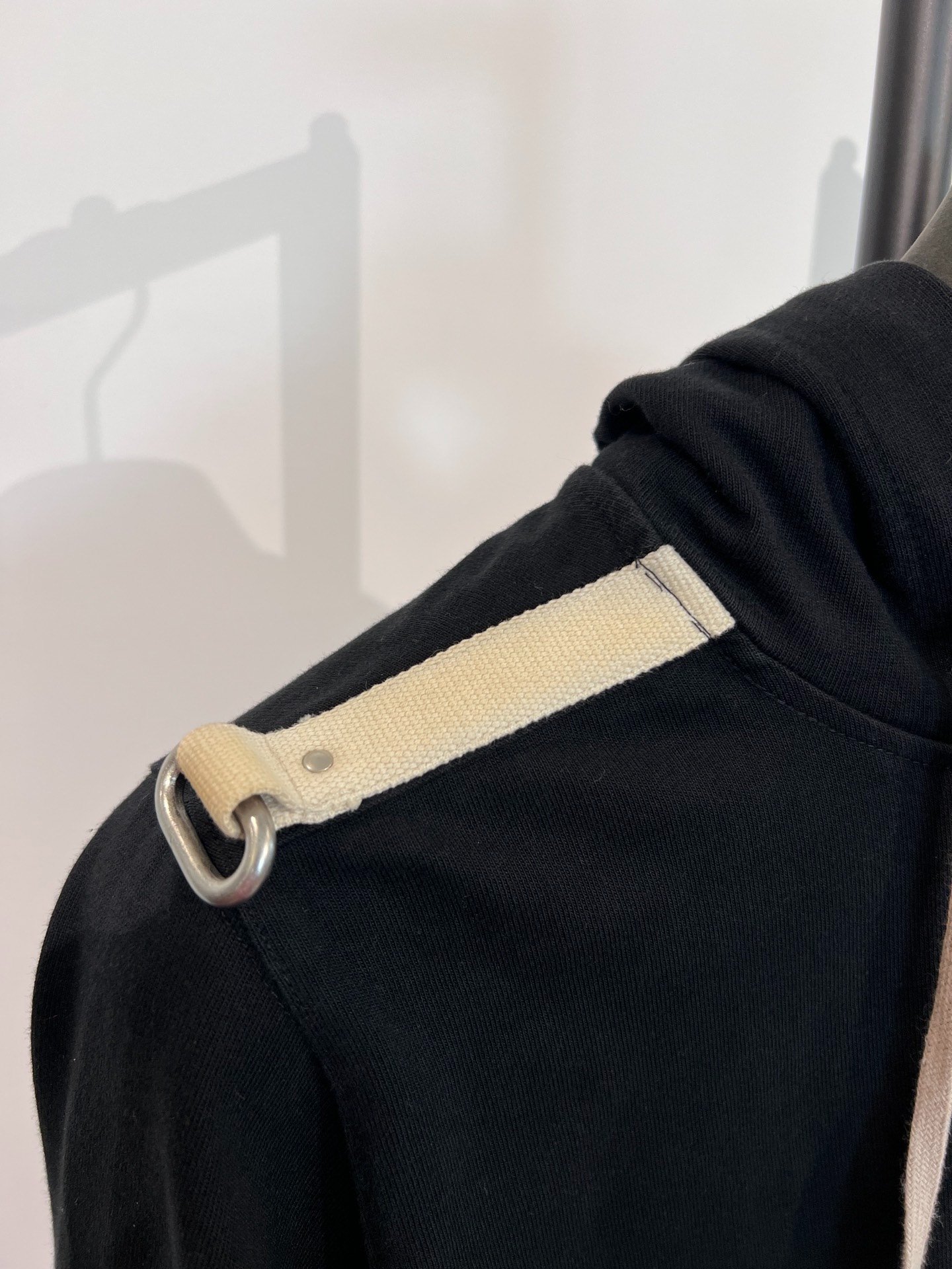 Rick Owens Iron Ring Hoodie S — label