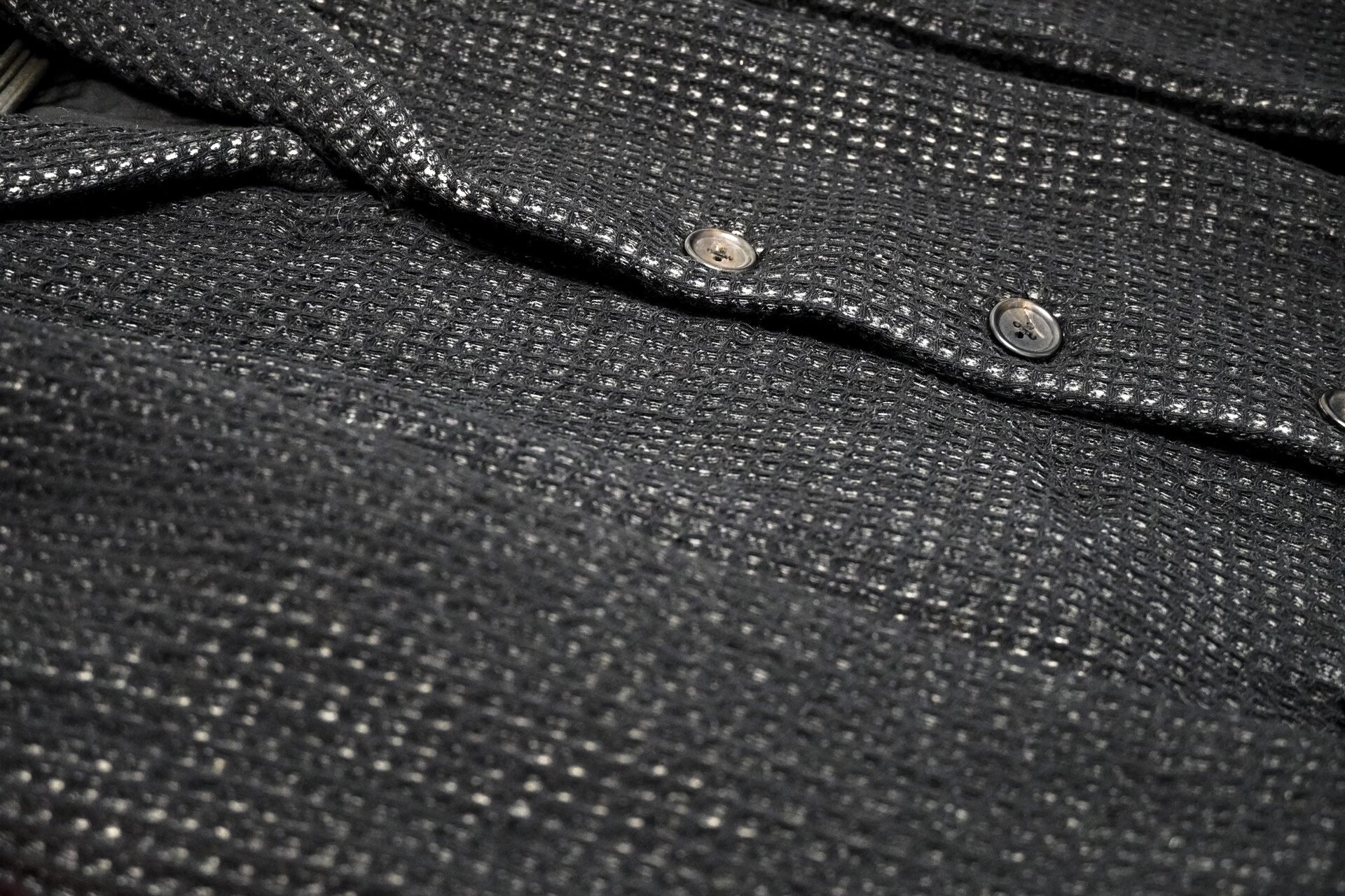 Yohji Yamamoto 1997AW Waffle-Knit Jacket — back