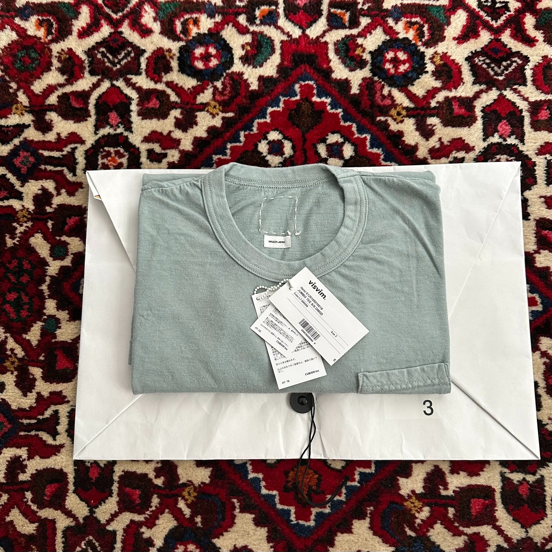 visvim 25SS JUMBO TEE S/S — back