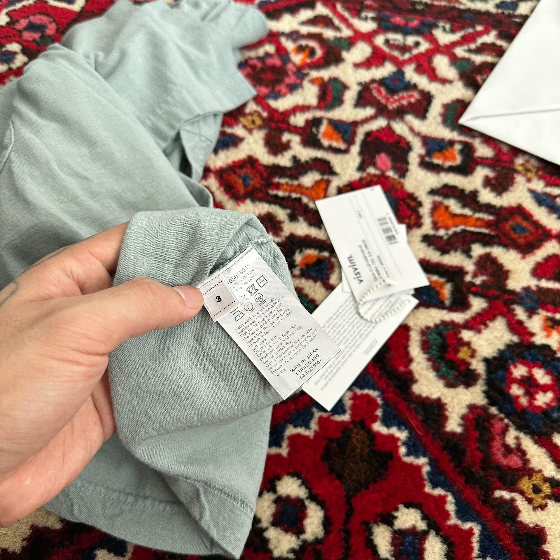 visvim 25SS JUMBO TEE S/S — front