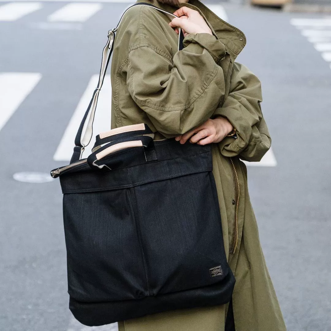 PORTER_NOIR 2WAY HELMET BAG