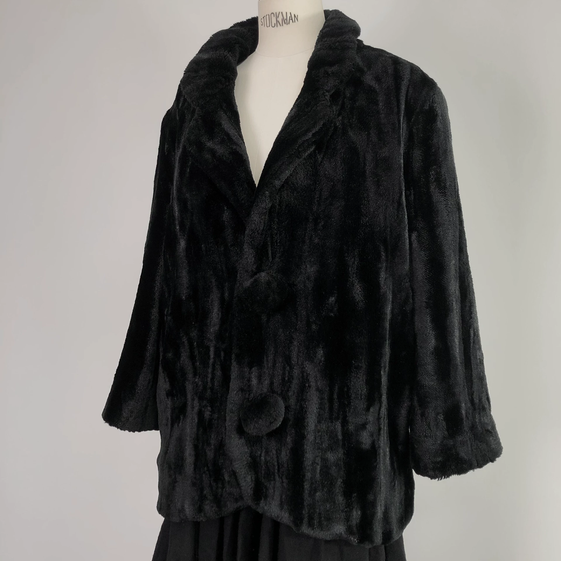Issey Miyake 1980s Fur Coat — front