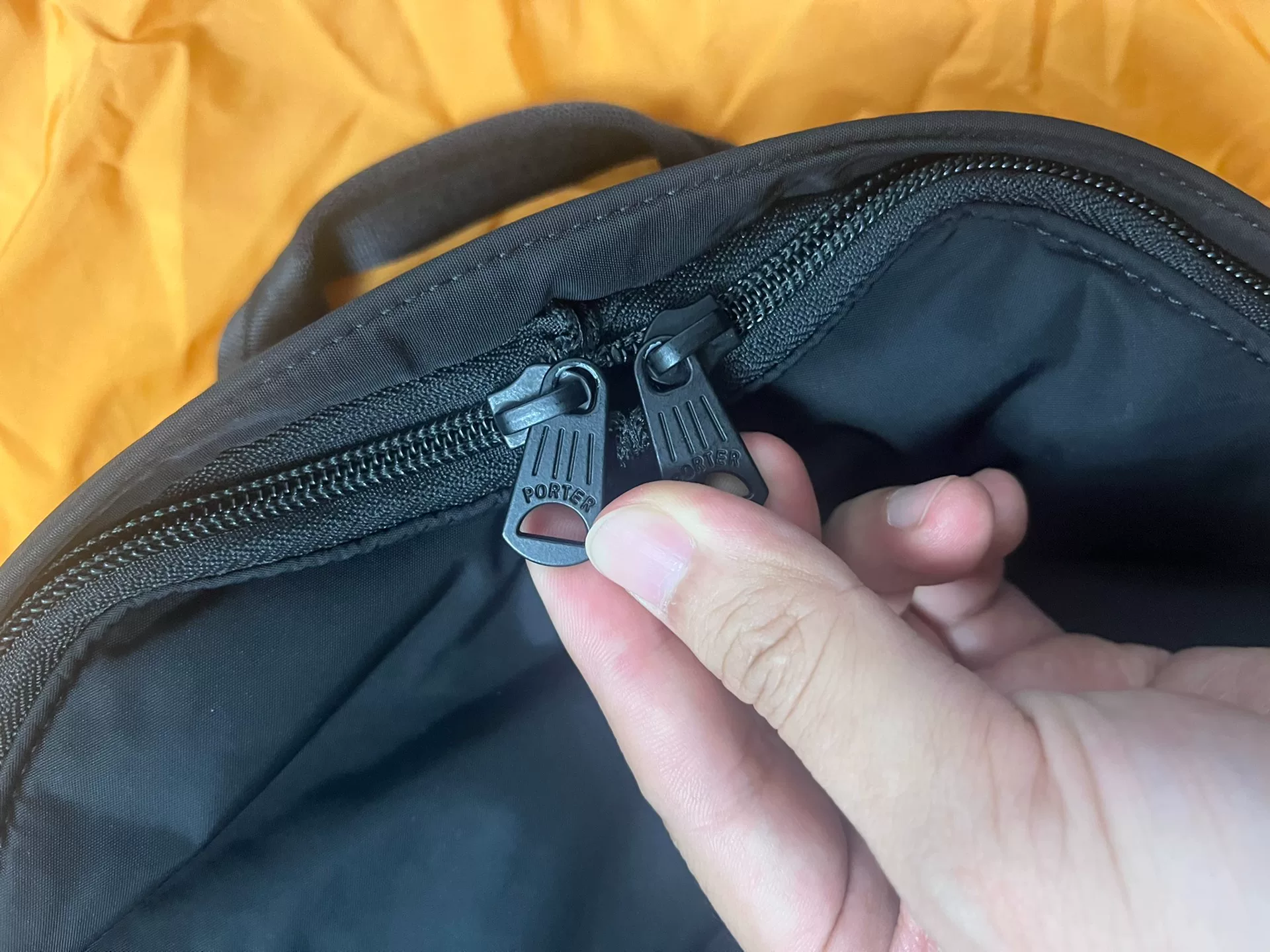 Porter Senses Black Backpack — back