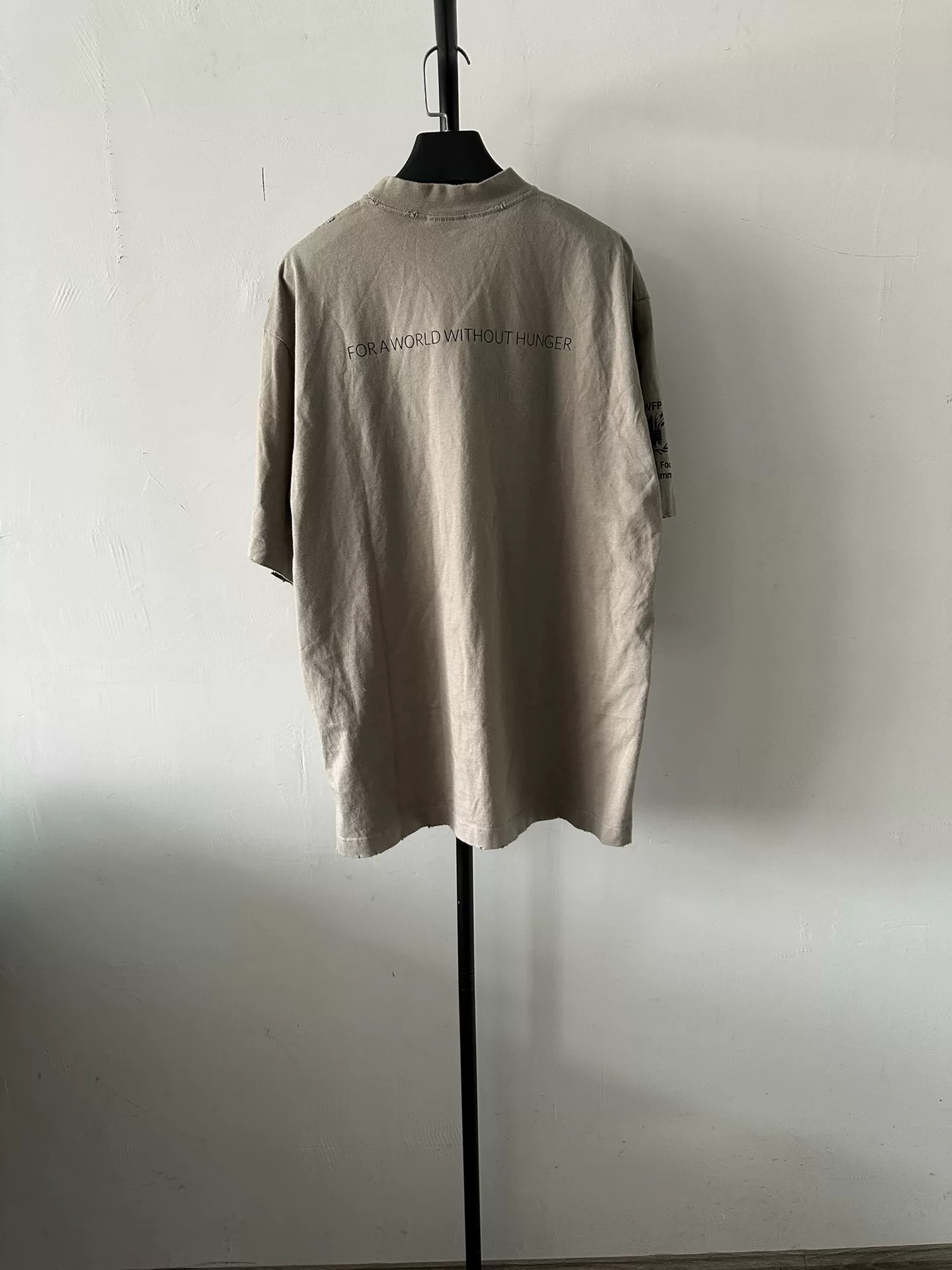 Balenciaga x WFP Logo Short-Sleeve T-Shirt — front