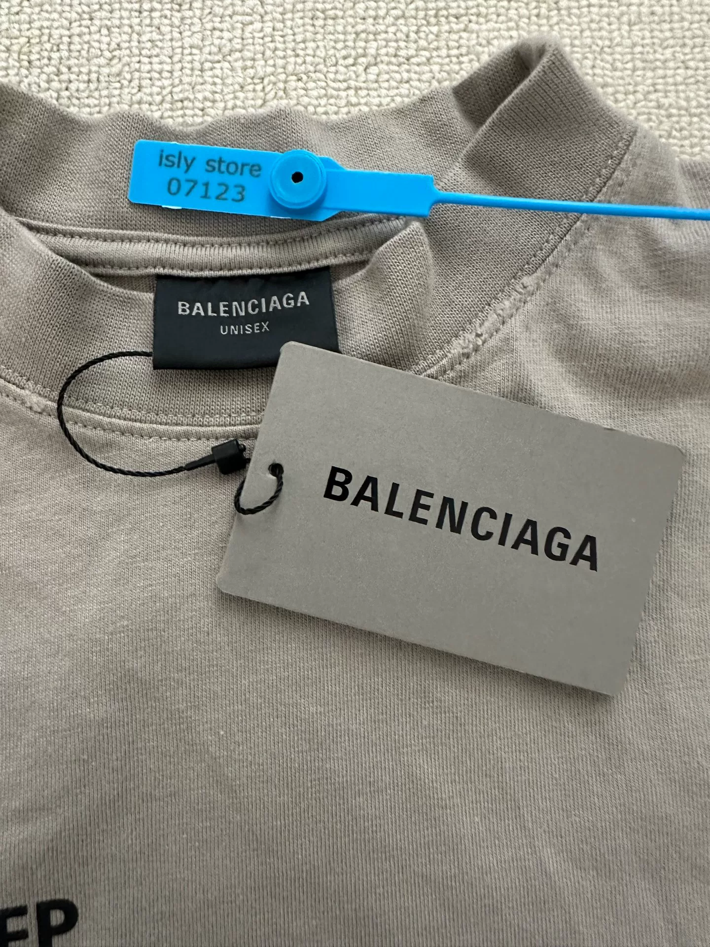 Balenciaga x WFP Logo Short-Sleeve T-Shirt — label
