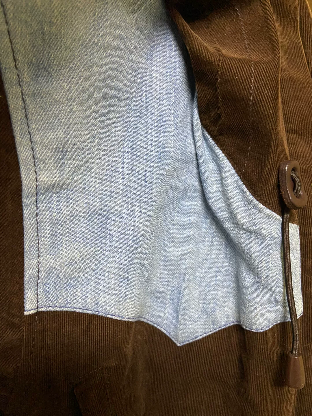 visvim hadrian 3L gore tex parka — label