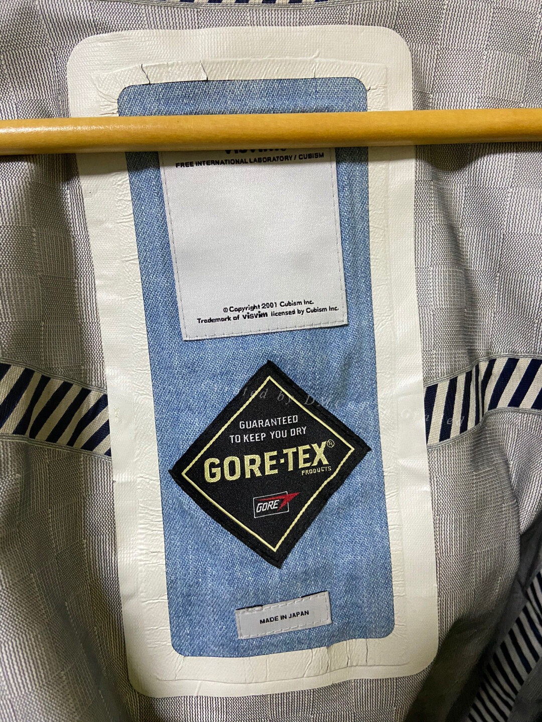 visvim hadrian 3L gore tex parka — back