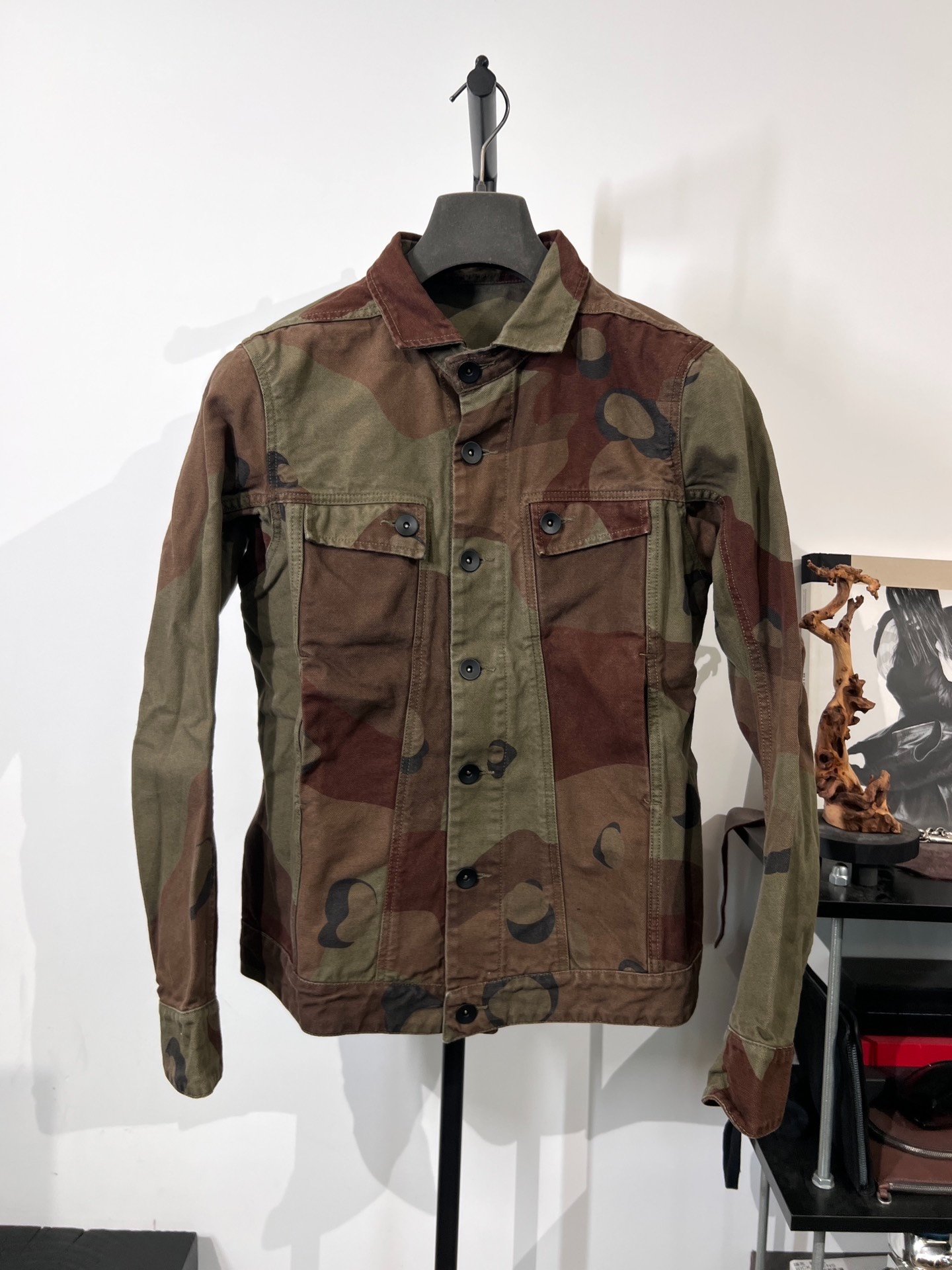 Boris Bidjan Saberi 11by bbs J1 Camouflage Denim Jacket