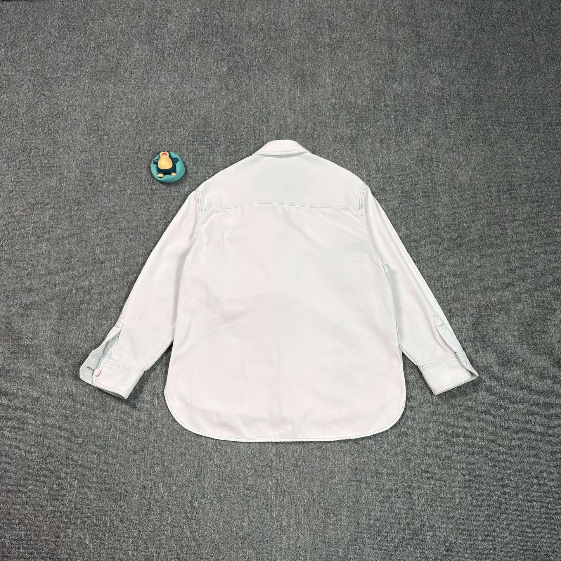 Louis Vuitton White Denim Jacket XS — front