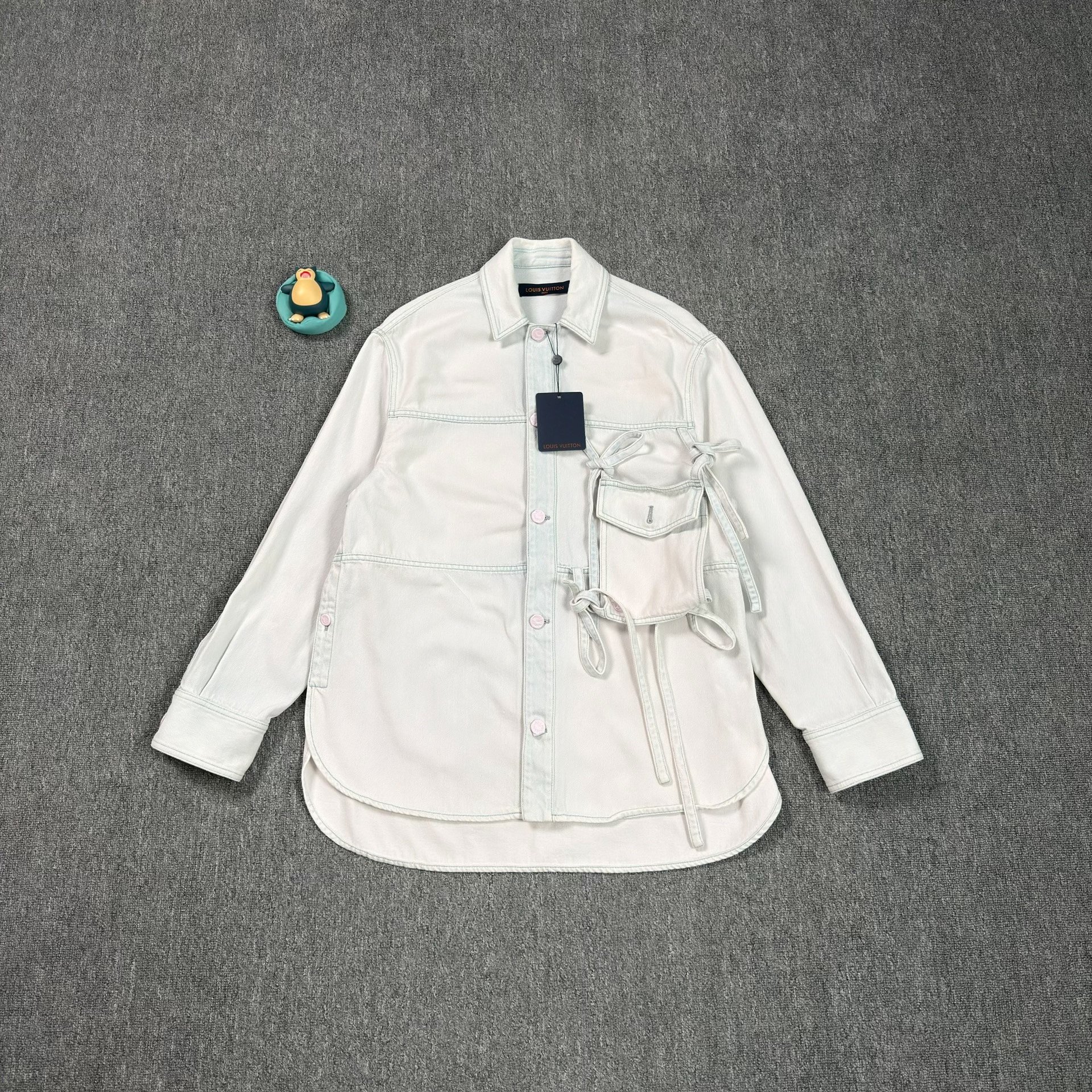 Louis Vuitton White Denim Jacket XS